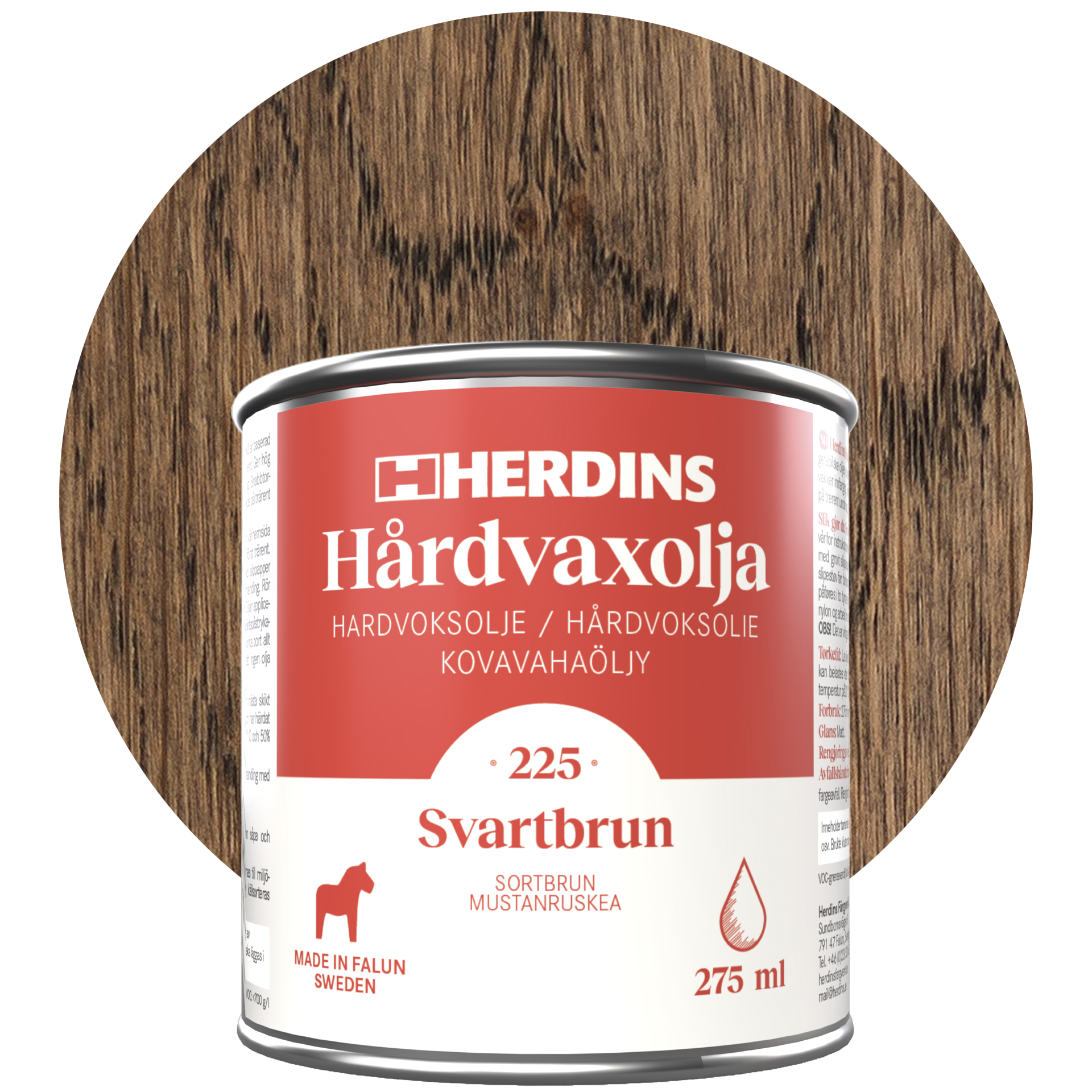 sortbrun