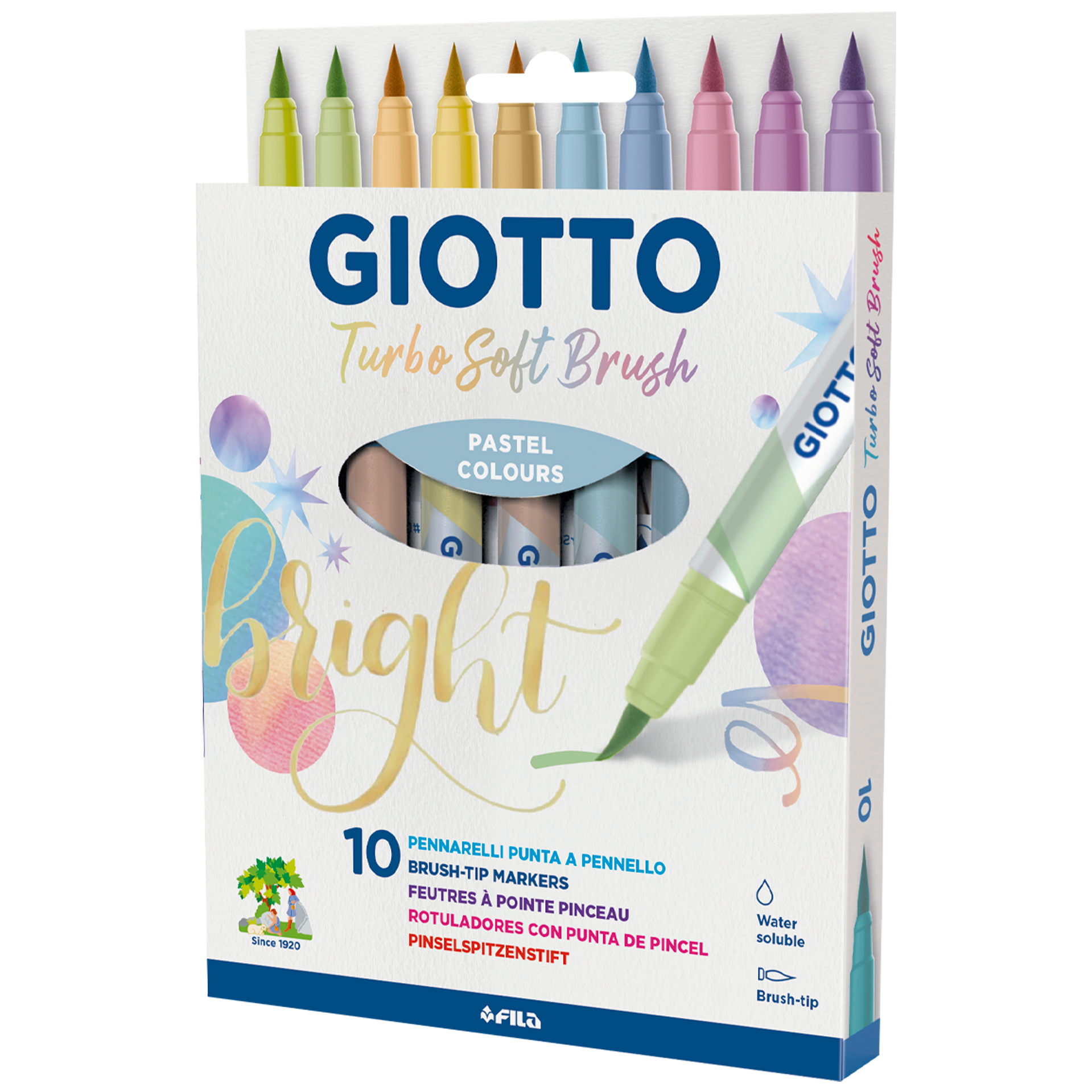 Giotto Turbo Soft brush pastels