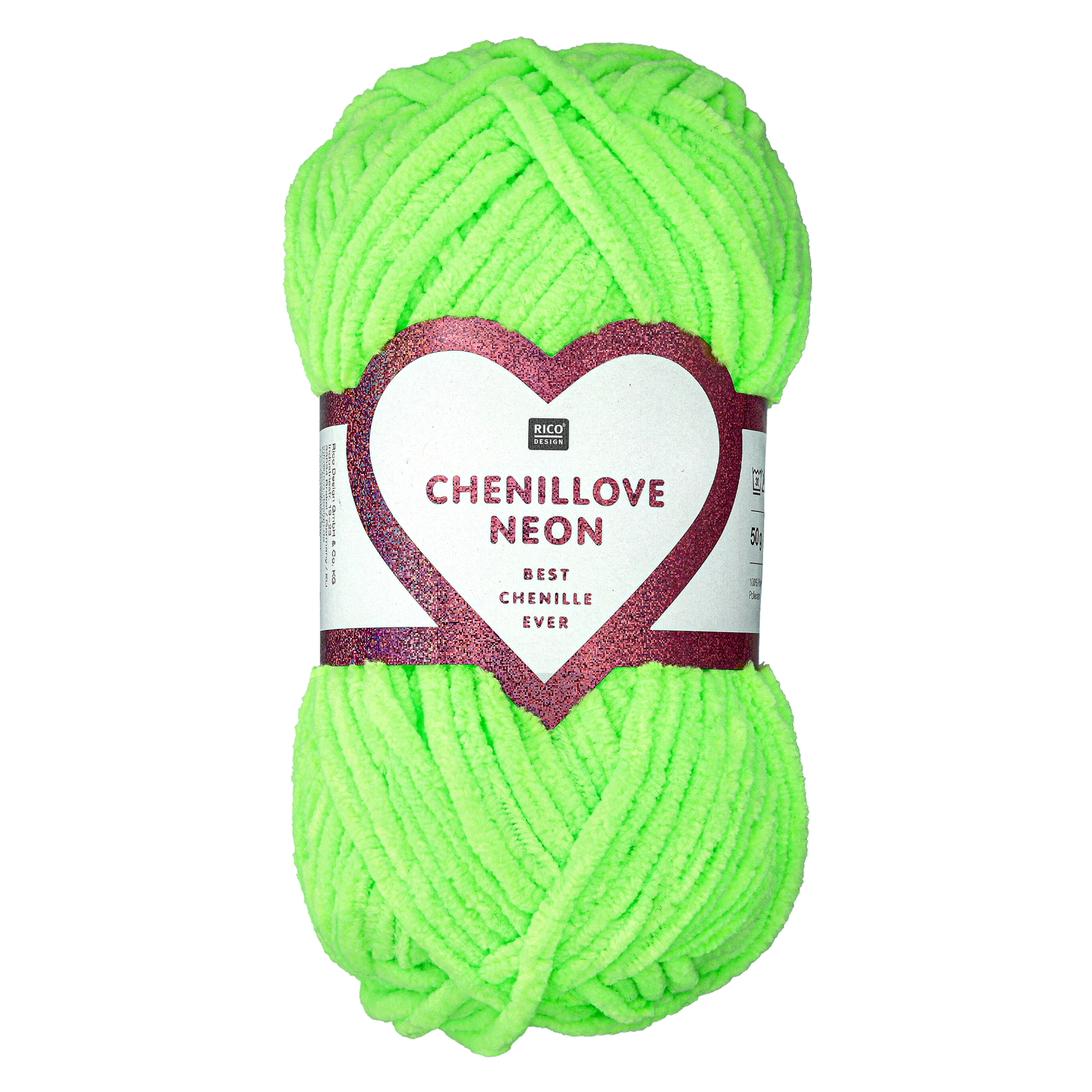 Chenillove neon, green