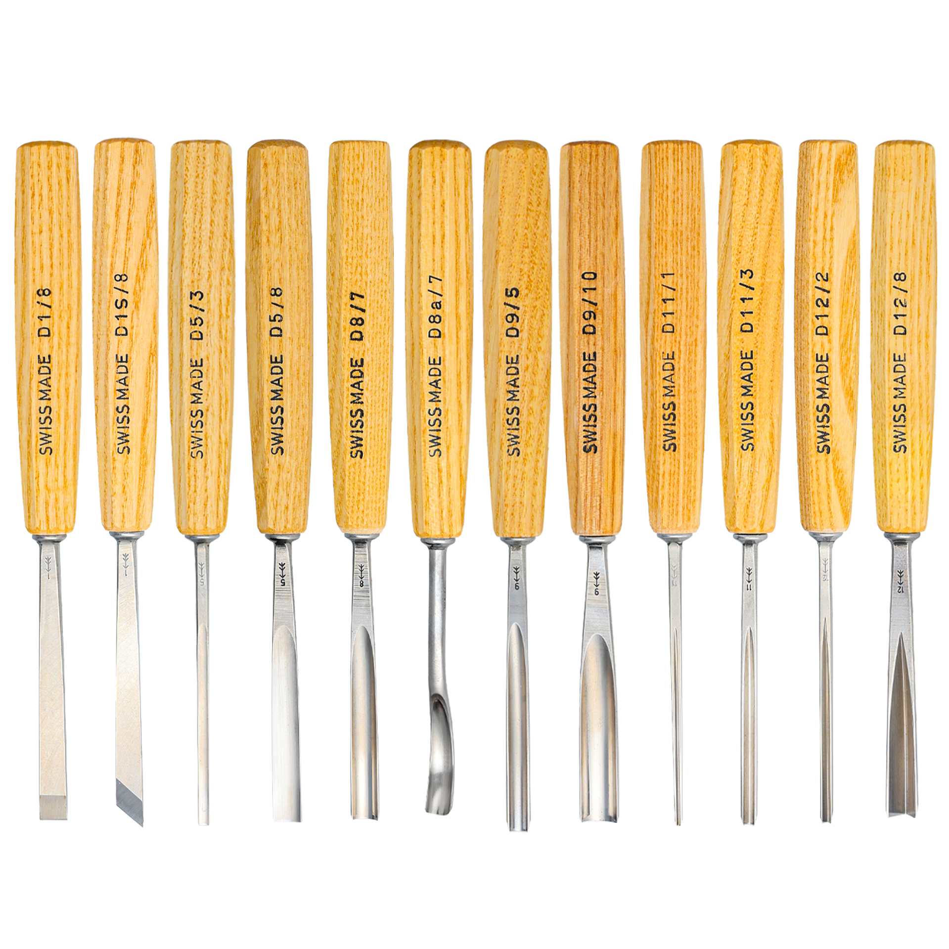 Pfeil Bildhuggarjärn 12 st