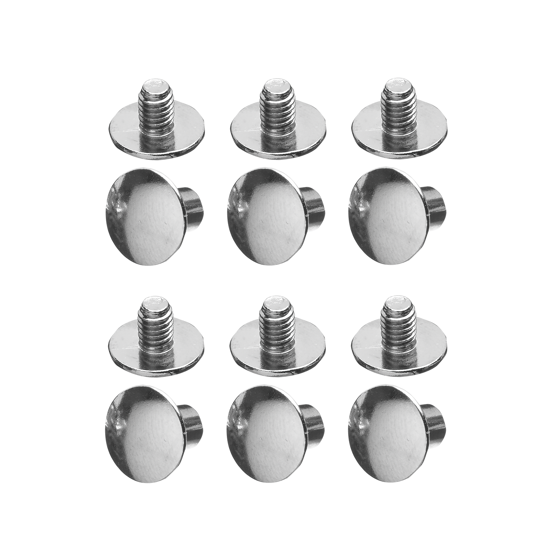 Skruvnit, förnicklad