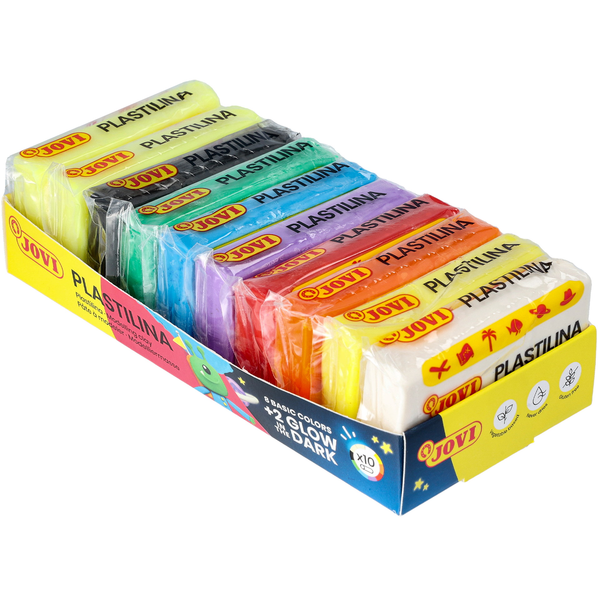 Setti plastilina 10x50 g