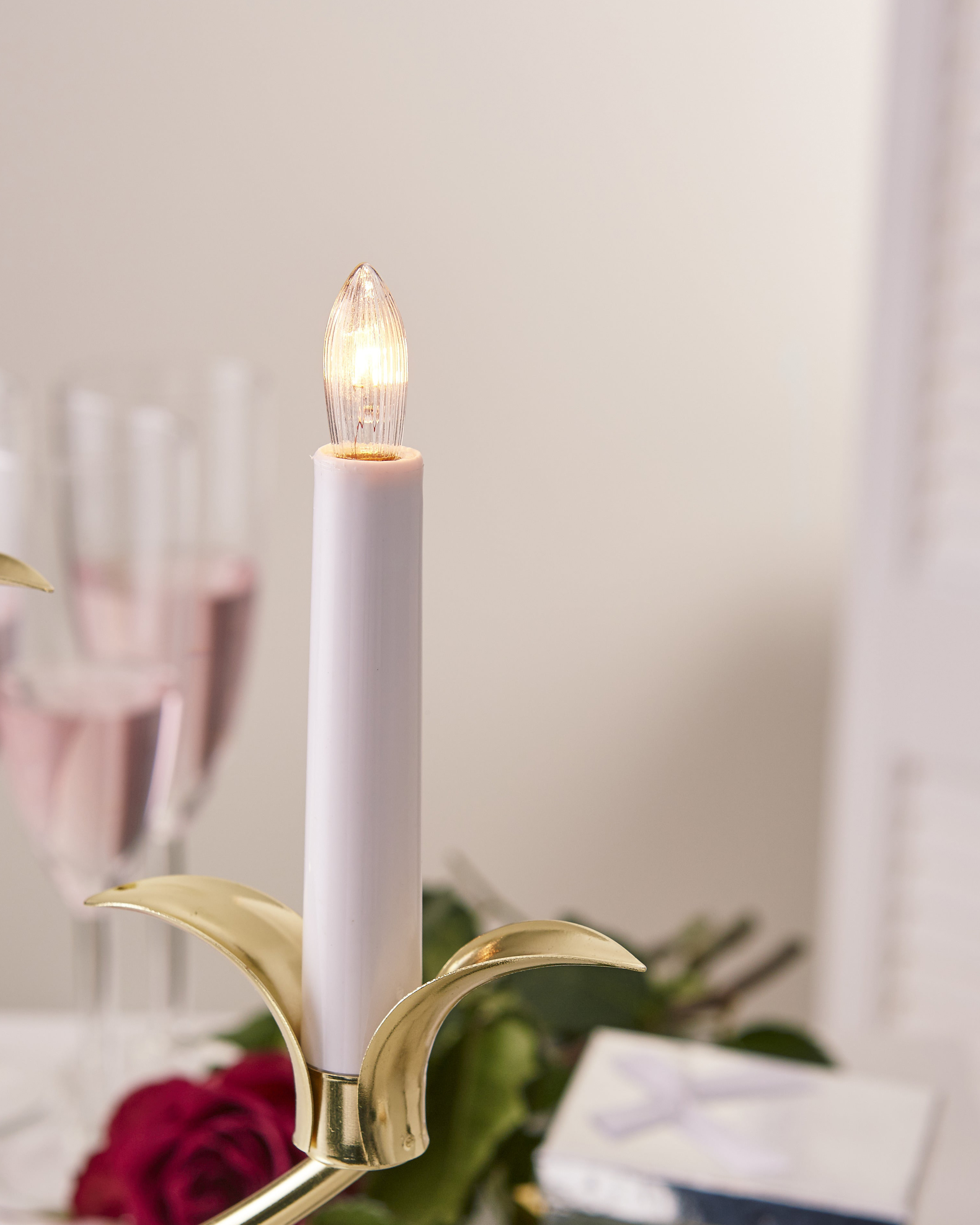 Lampa till adventsljusstake