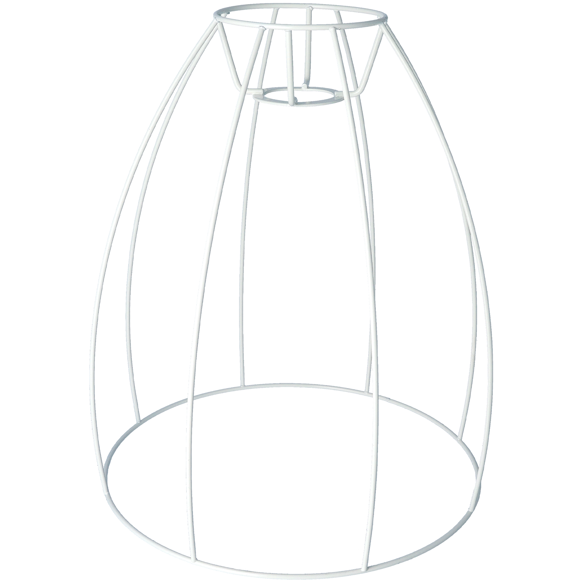 Æggeformet lampeskærm