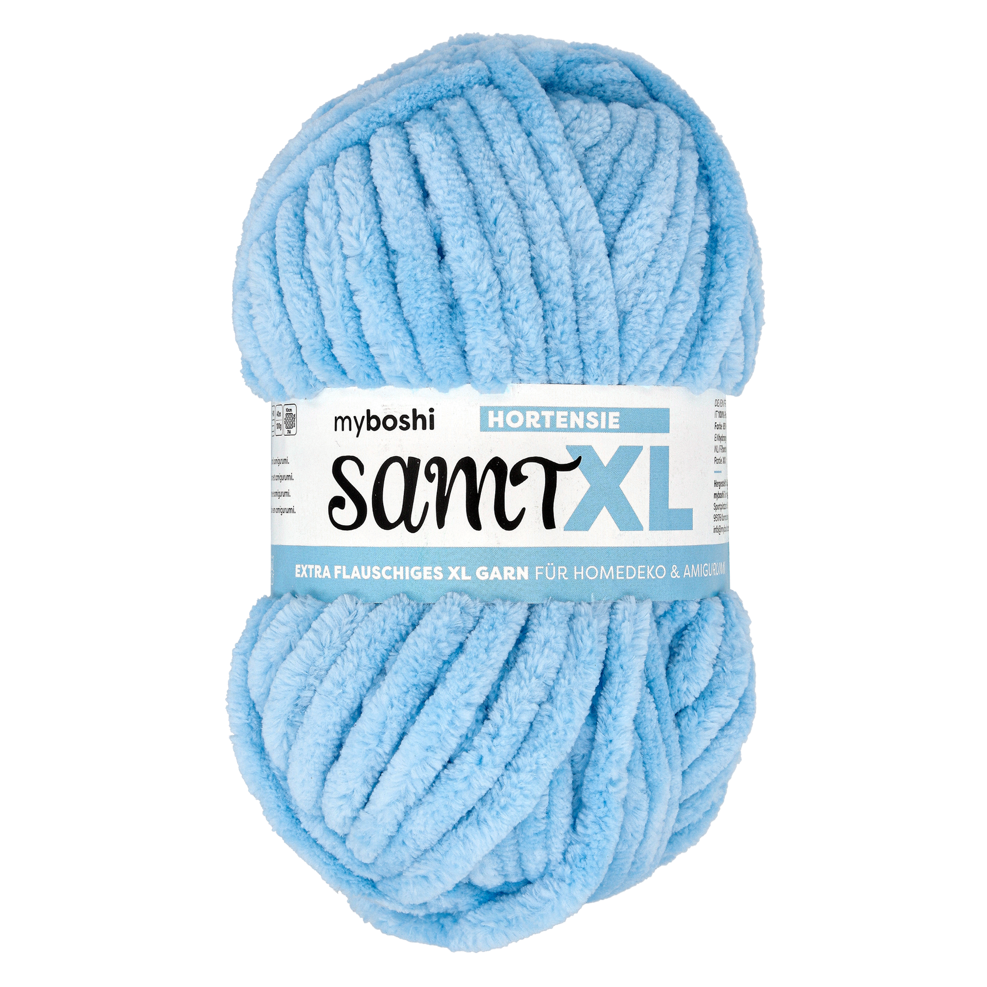 MyBoshi SAMT XL samettilanka, vaaleansininen