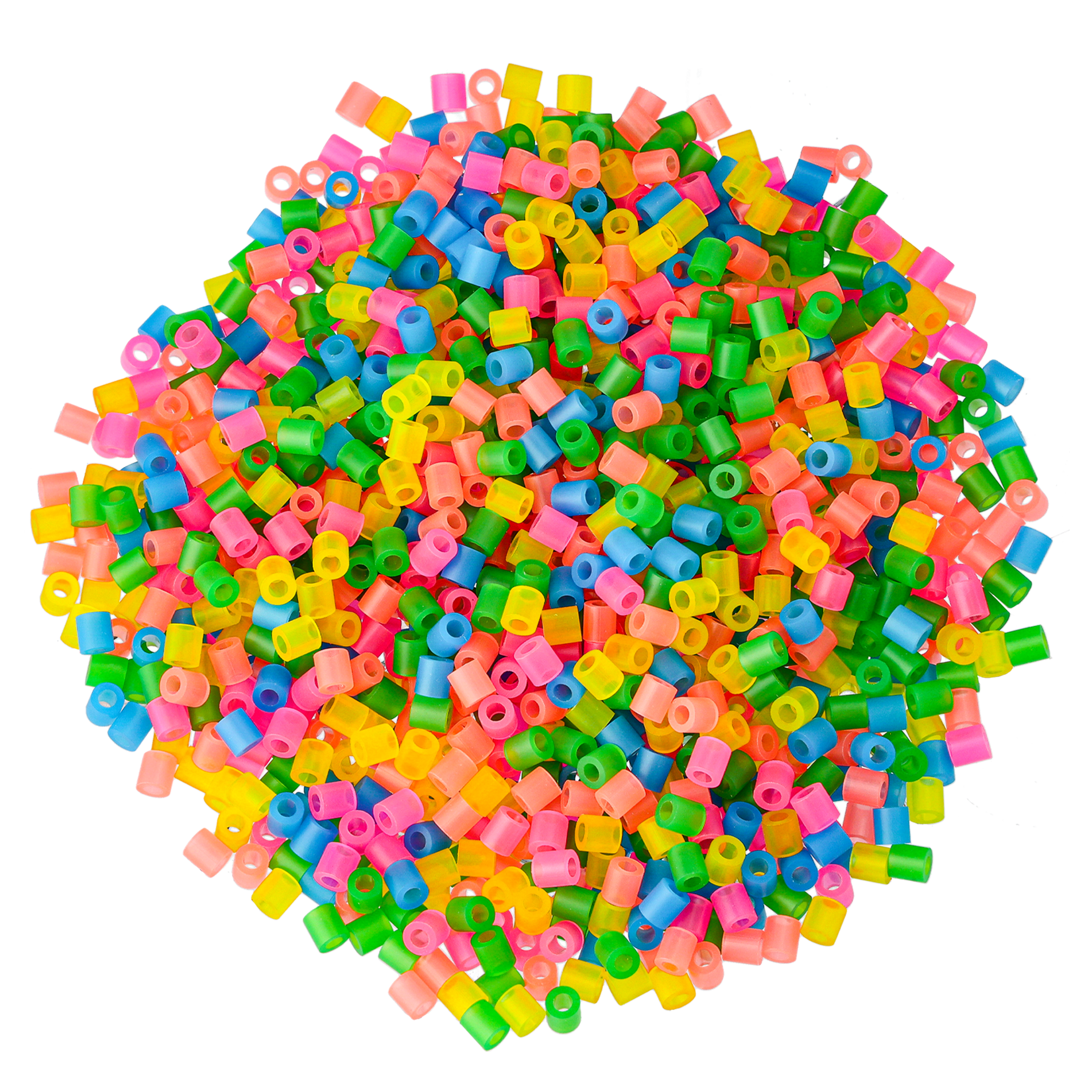 Nabbi rørperler 5000 stk, neon