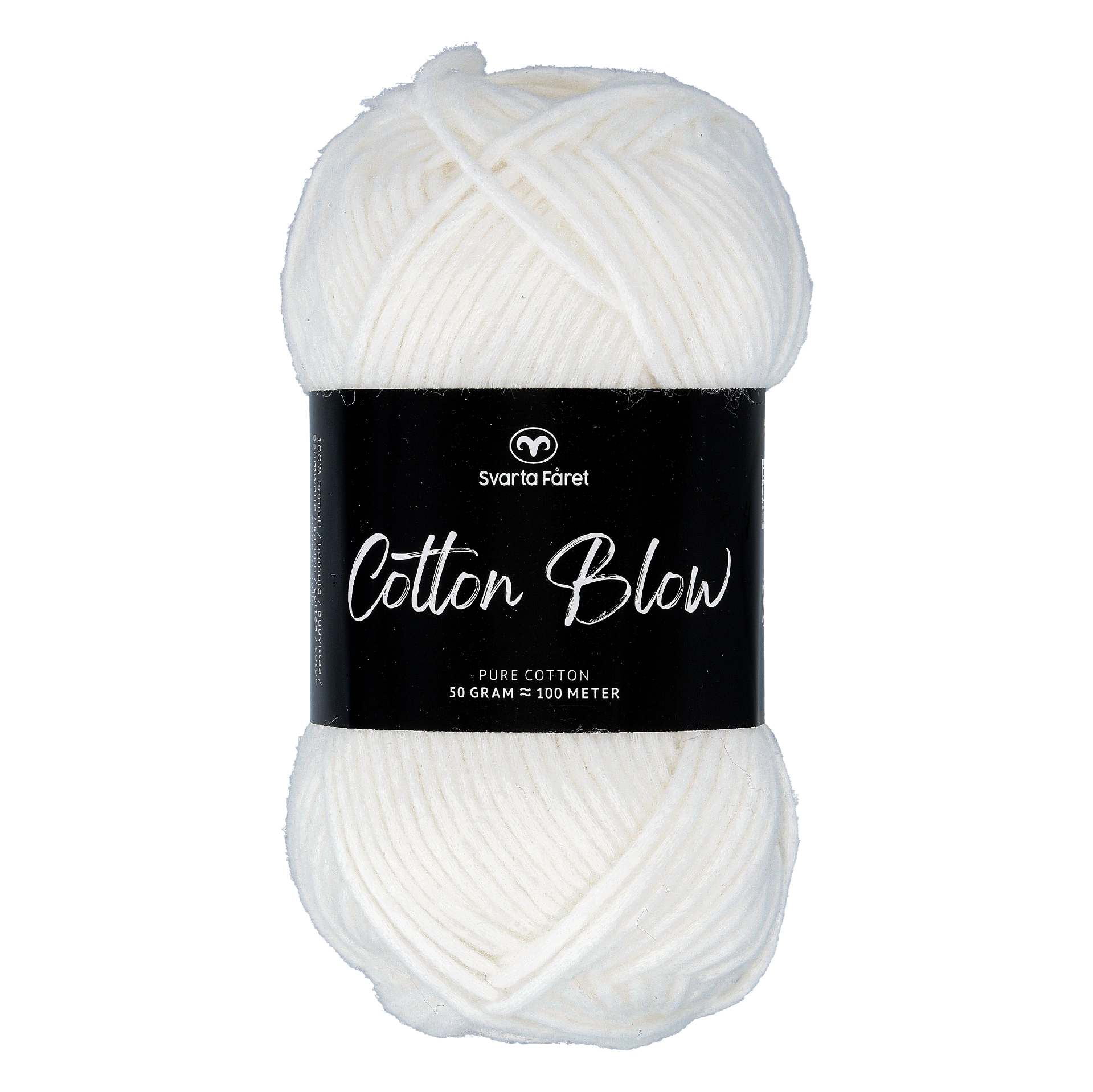 Cotton blow puuvillalanka, snow white