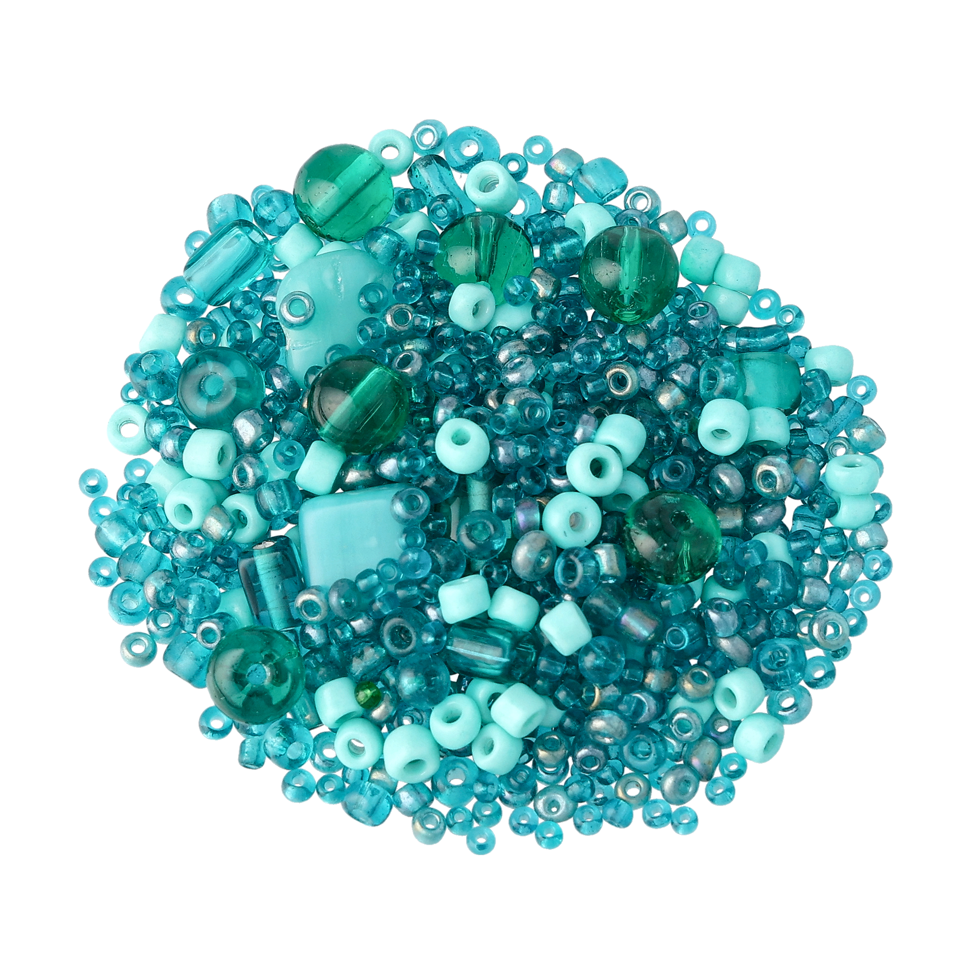 Pärlmix Ballad, turkosgrön