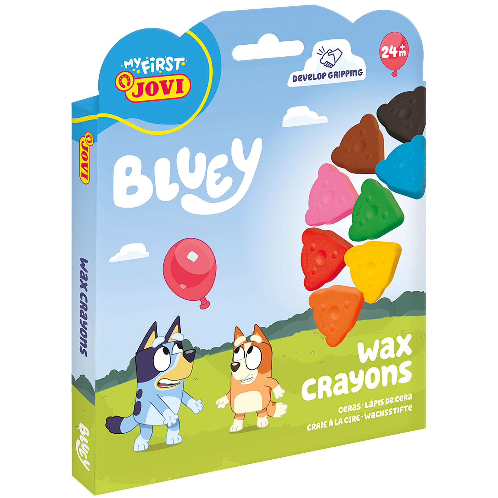 Bluey my first crayon