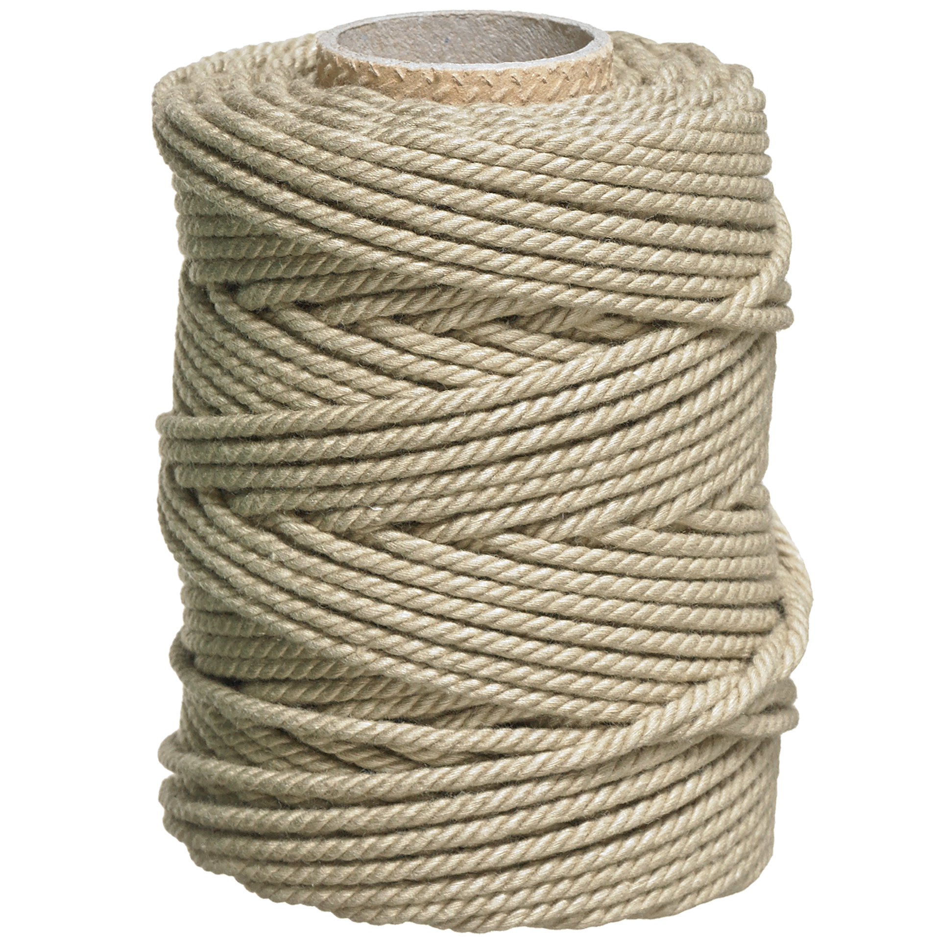 Makramégarn, hampbeige