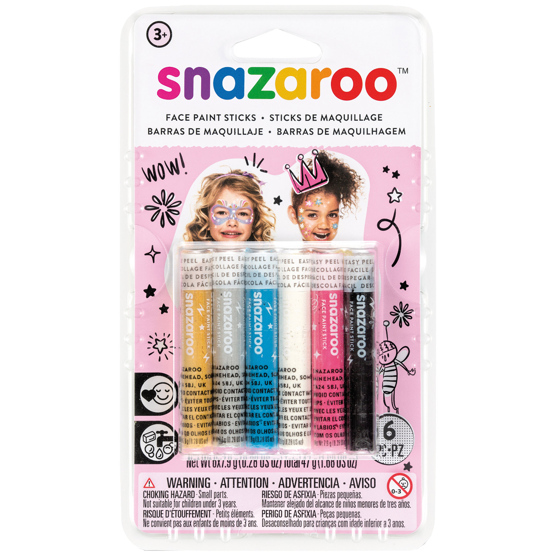 Ansiktskritor, prinsessa