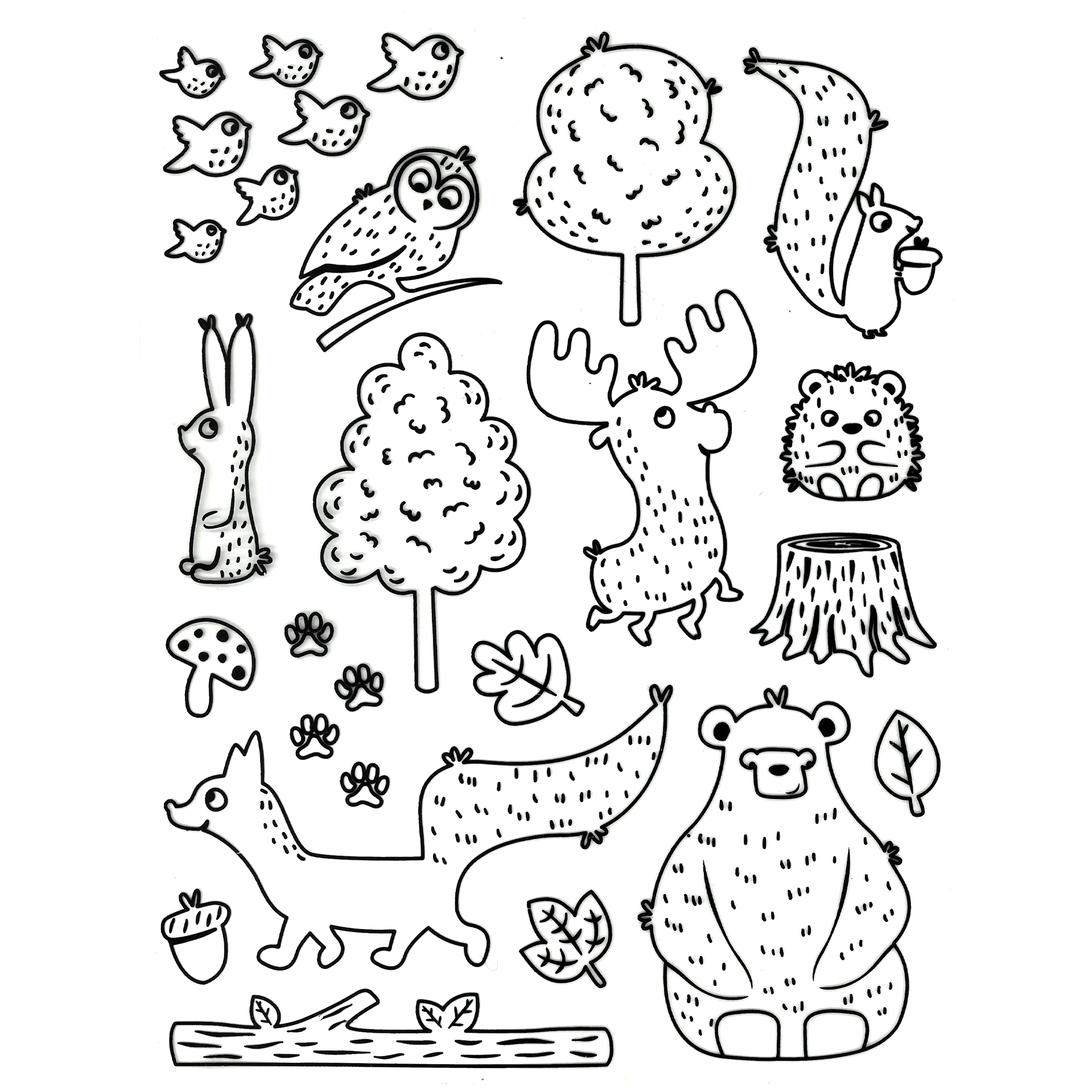 Clear stamp - Skogen