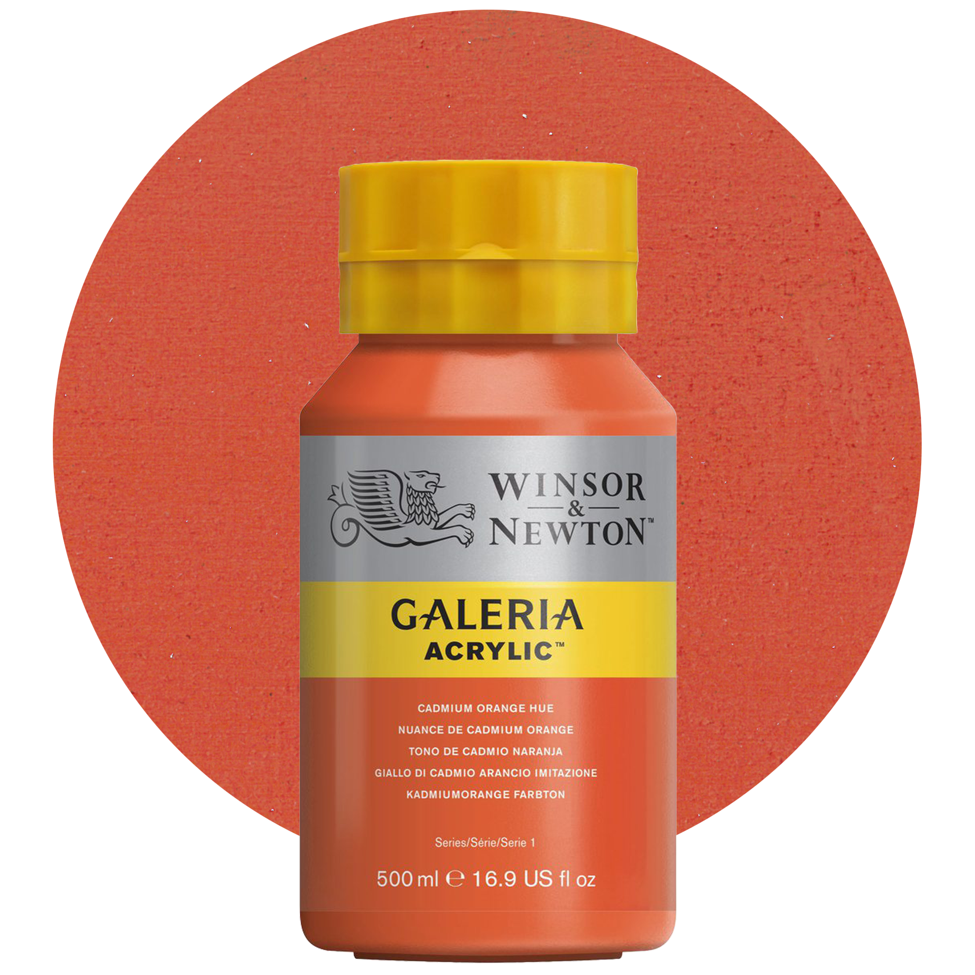 Winsor & Newton Akrylmaling Galeria, cadmium orange hue