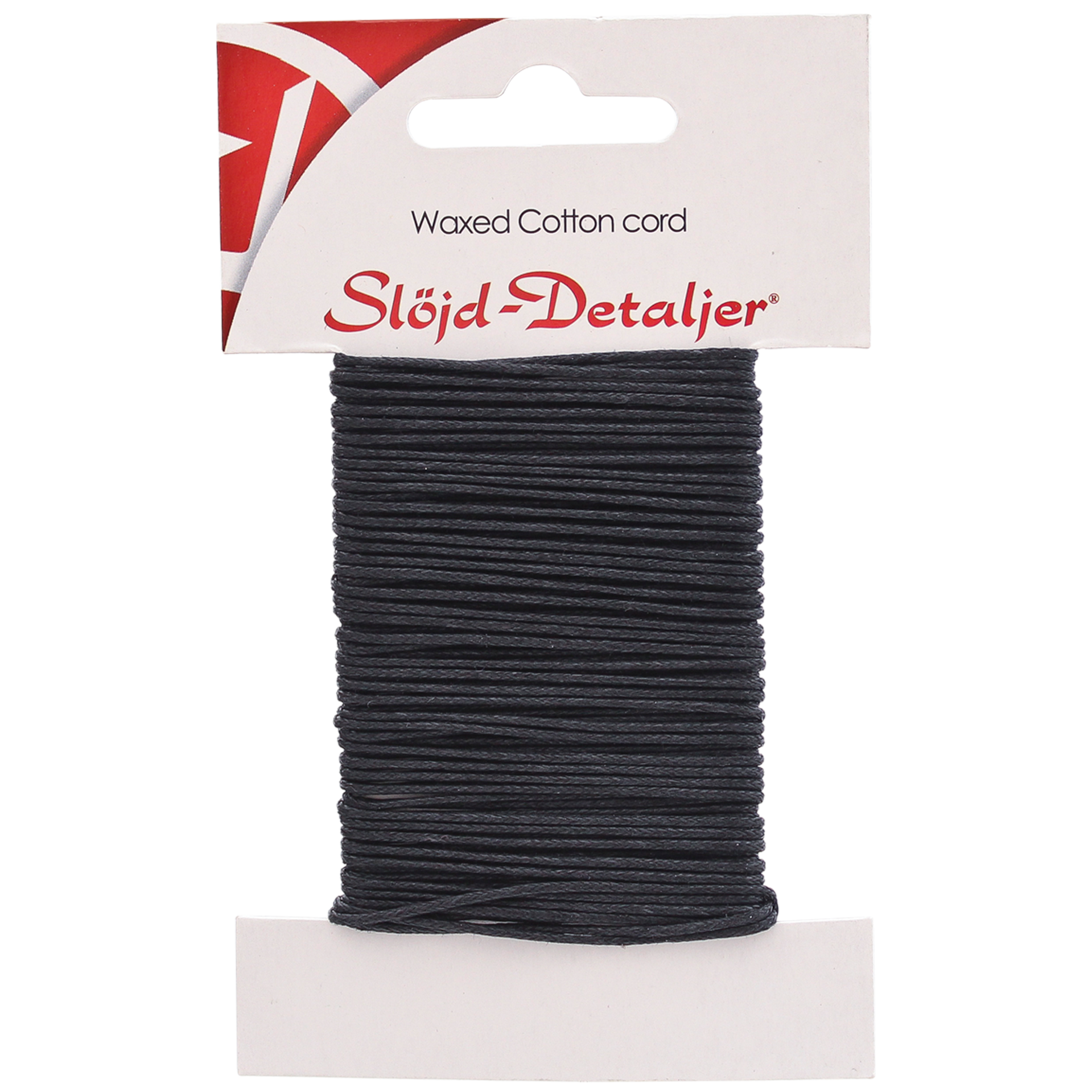 Runt smyckesband, svart