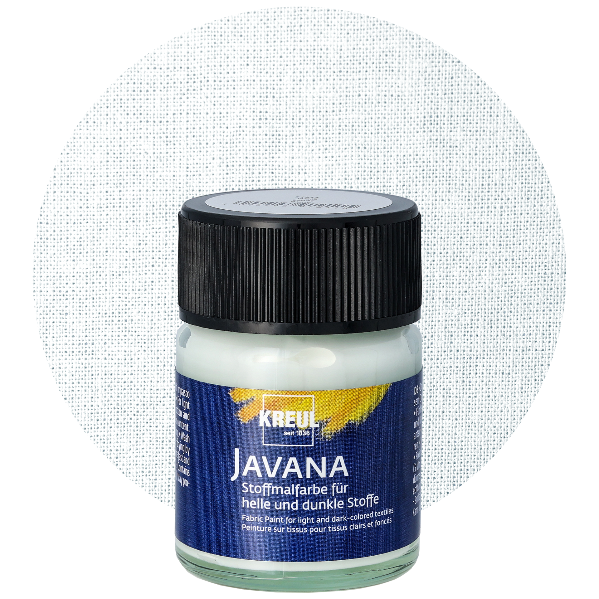 Textilfärg för ljusa och mörka tyger, vit