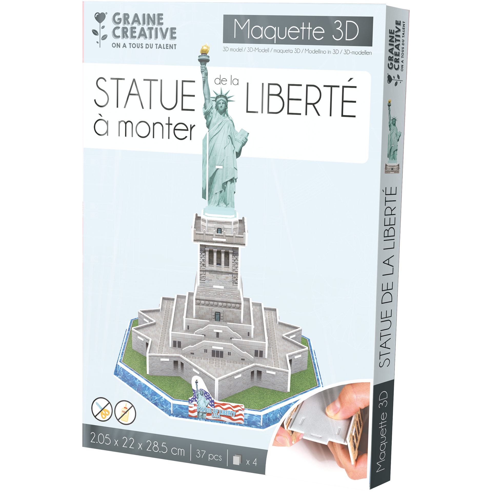 3D-model, Frihedsgudinden