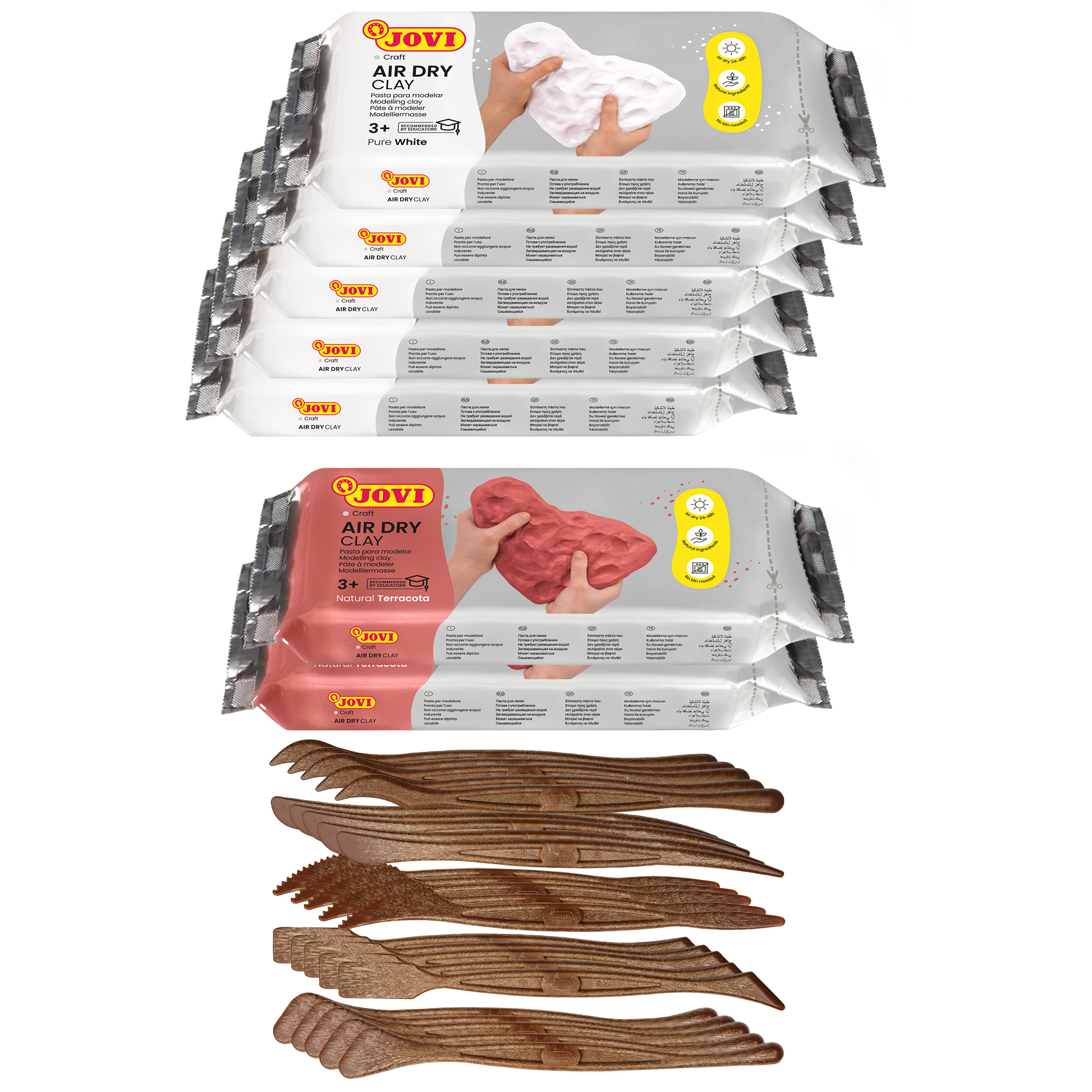 Jovi Skolpack lufttorkande lera