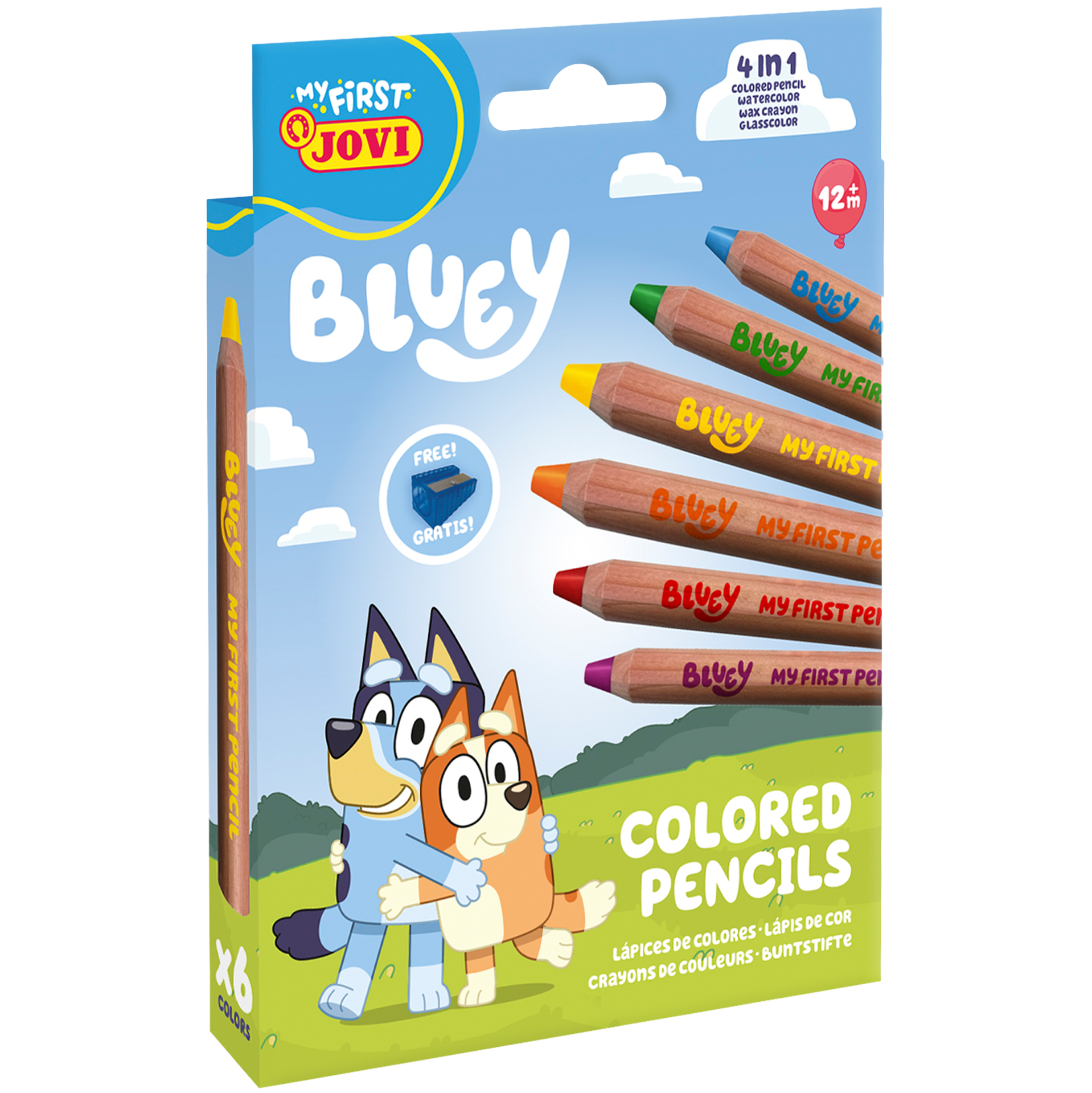 Bluey my first colored pencil