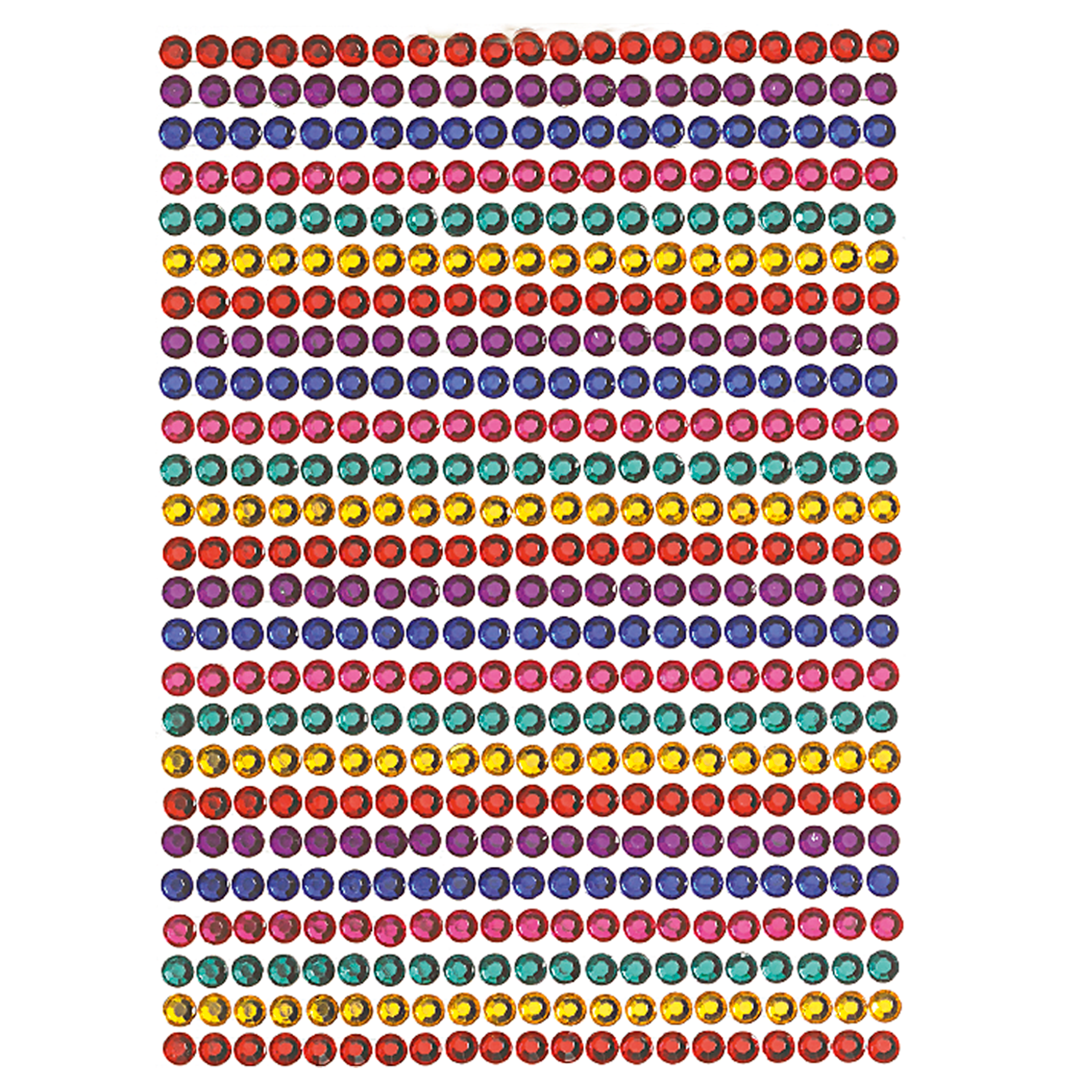 Koristestrassit, monivärinen