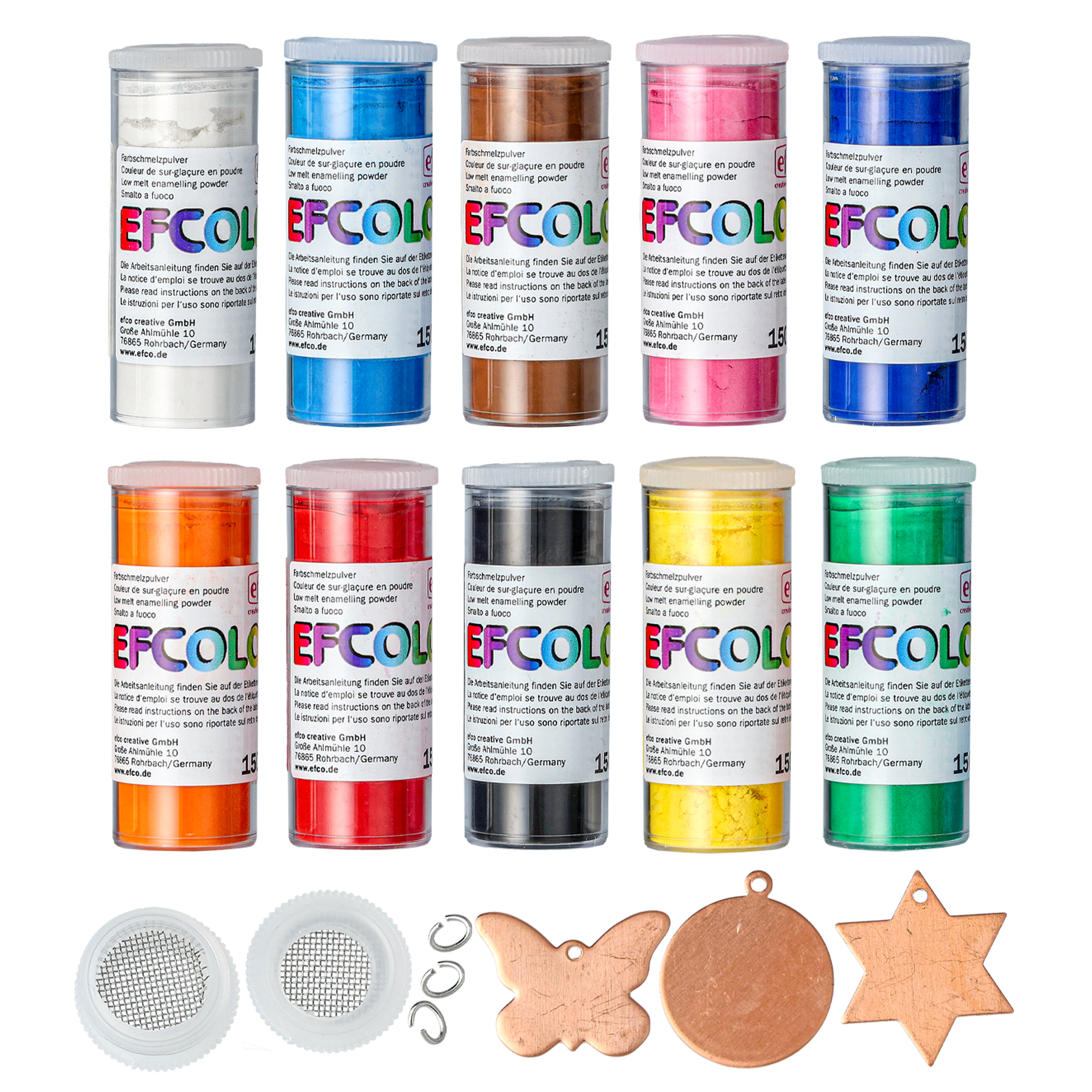 Efcolor smältpulver startset