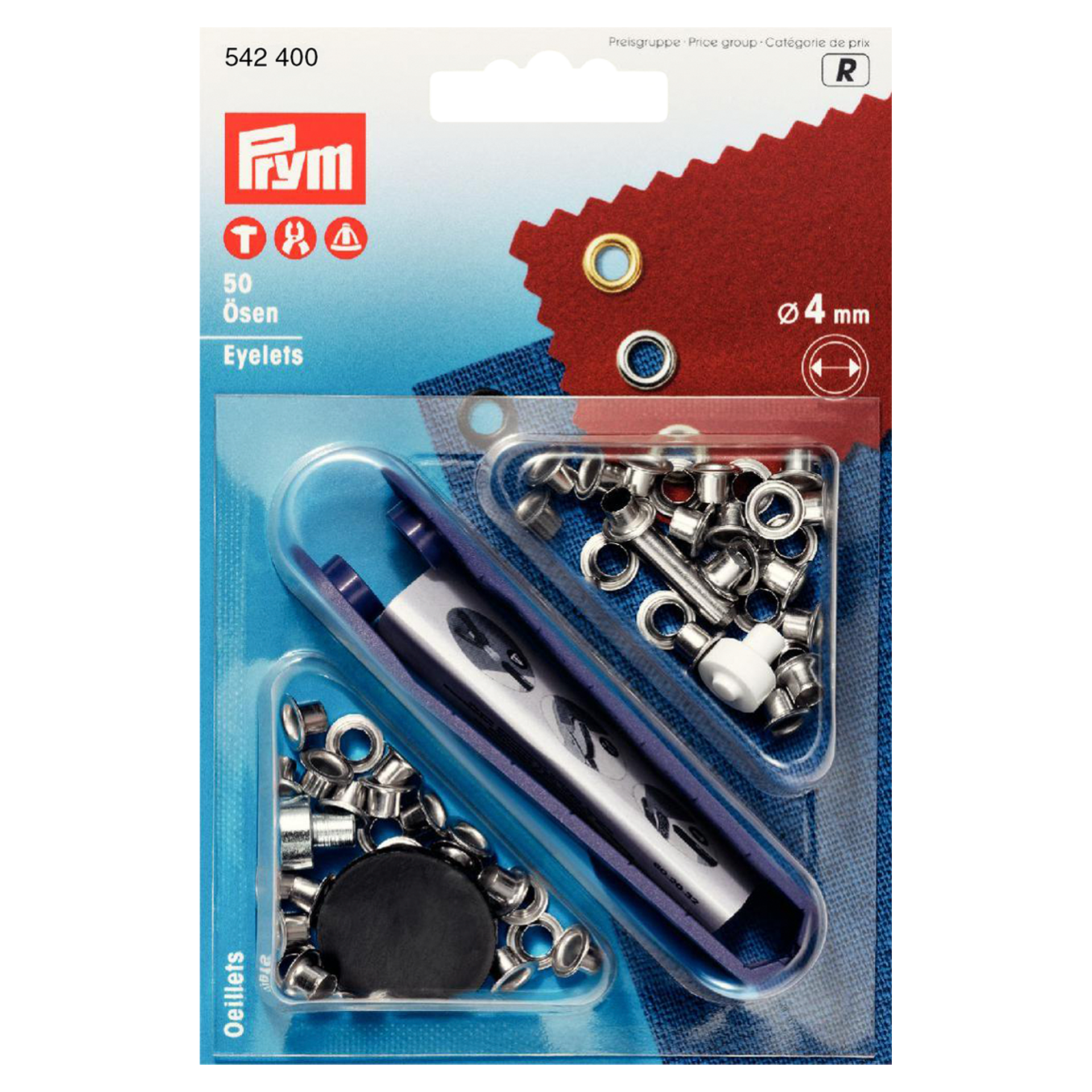 Prym Vahvikerenkaat, hopeanvärinen