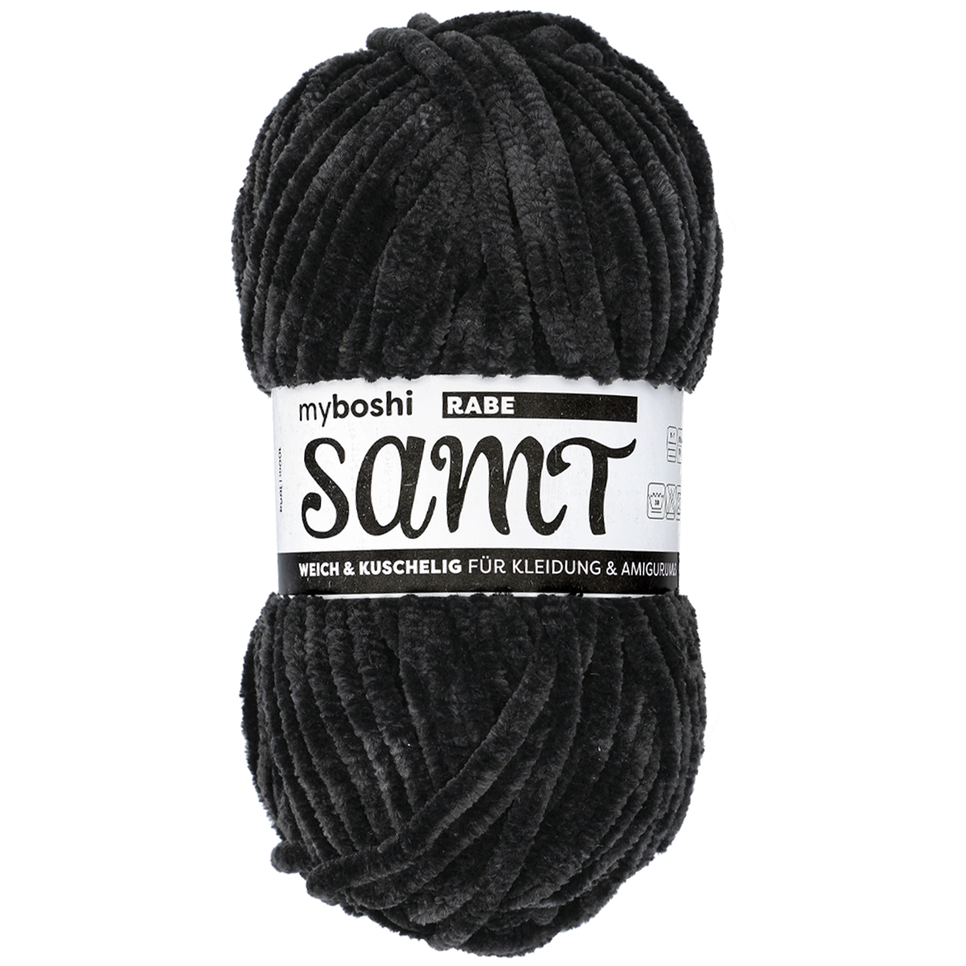 SAMT sammetsgarn, antracit