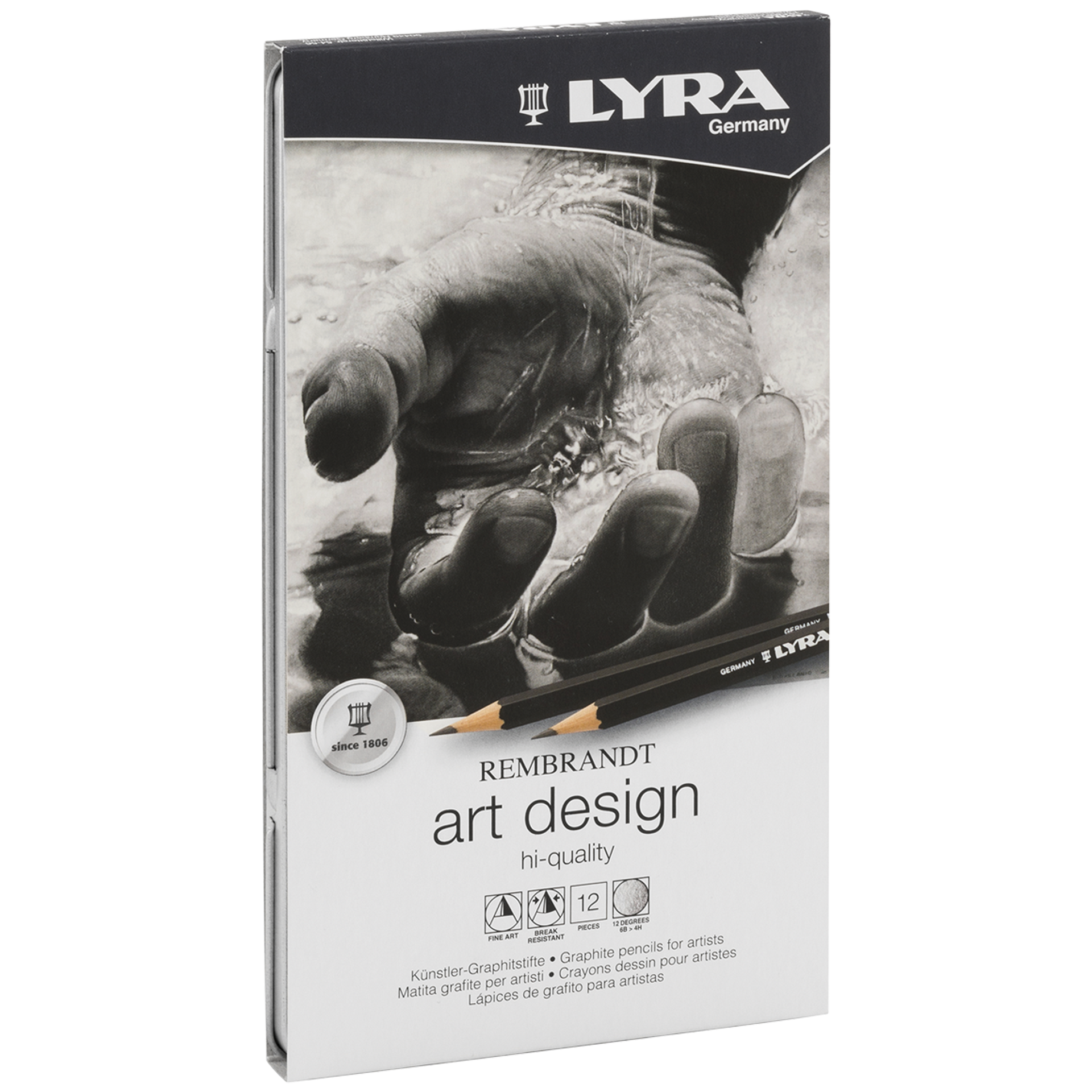 Rembrandt Art Design grafitpennor, 12 st