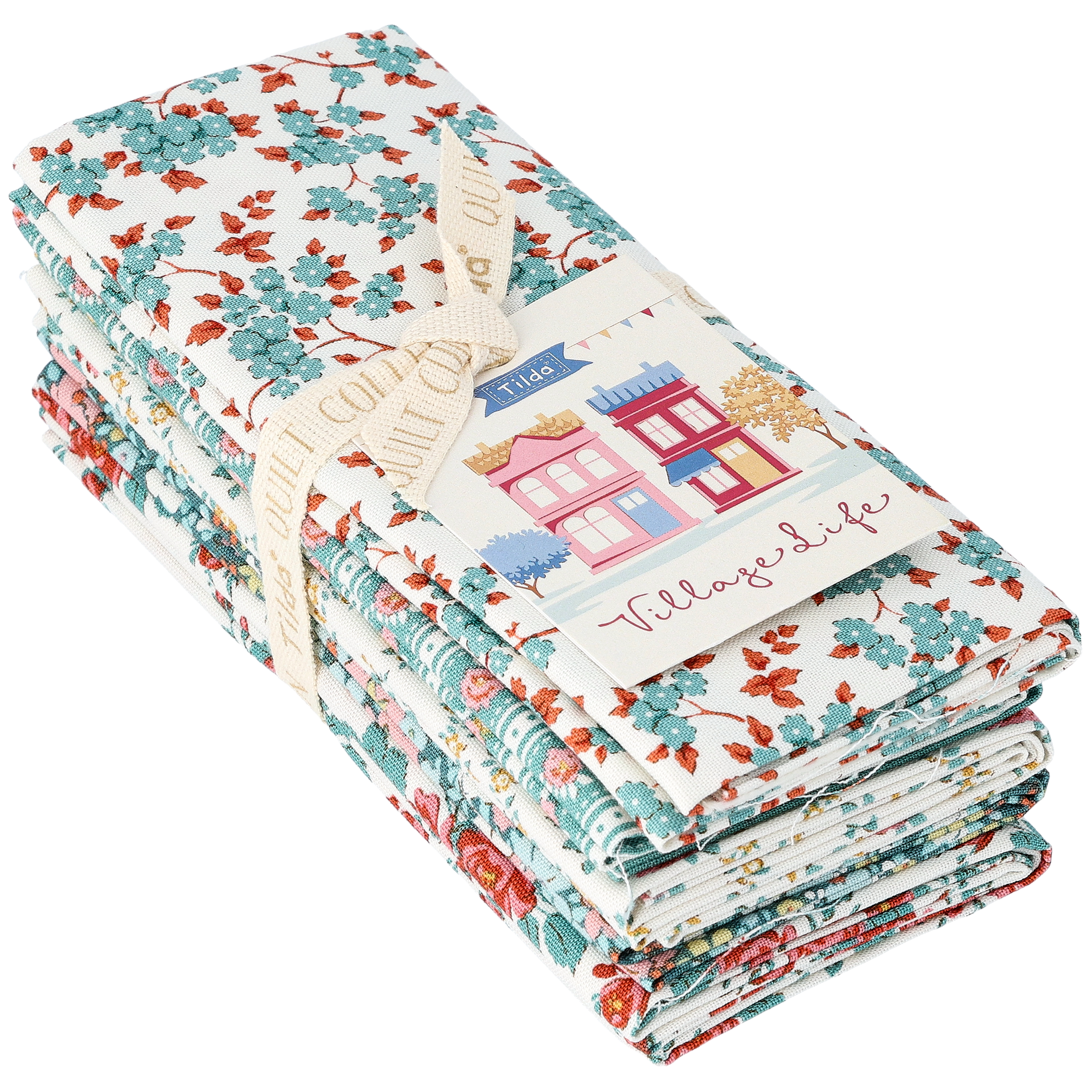 Tilda Fat Quarter, petrol