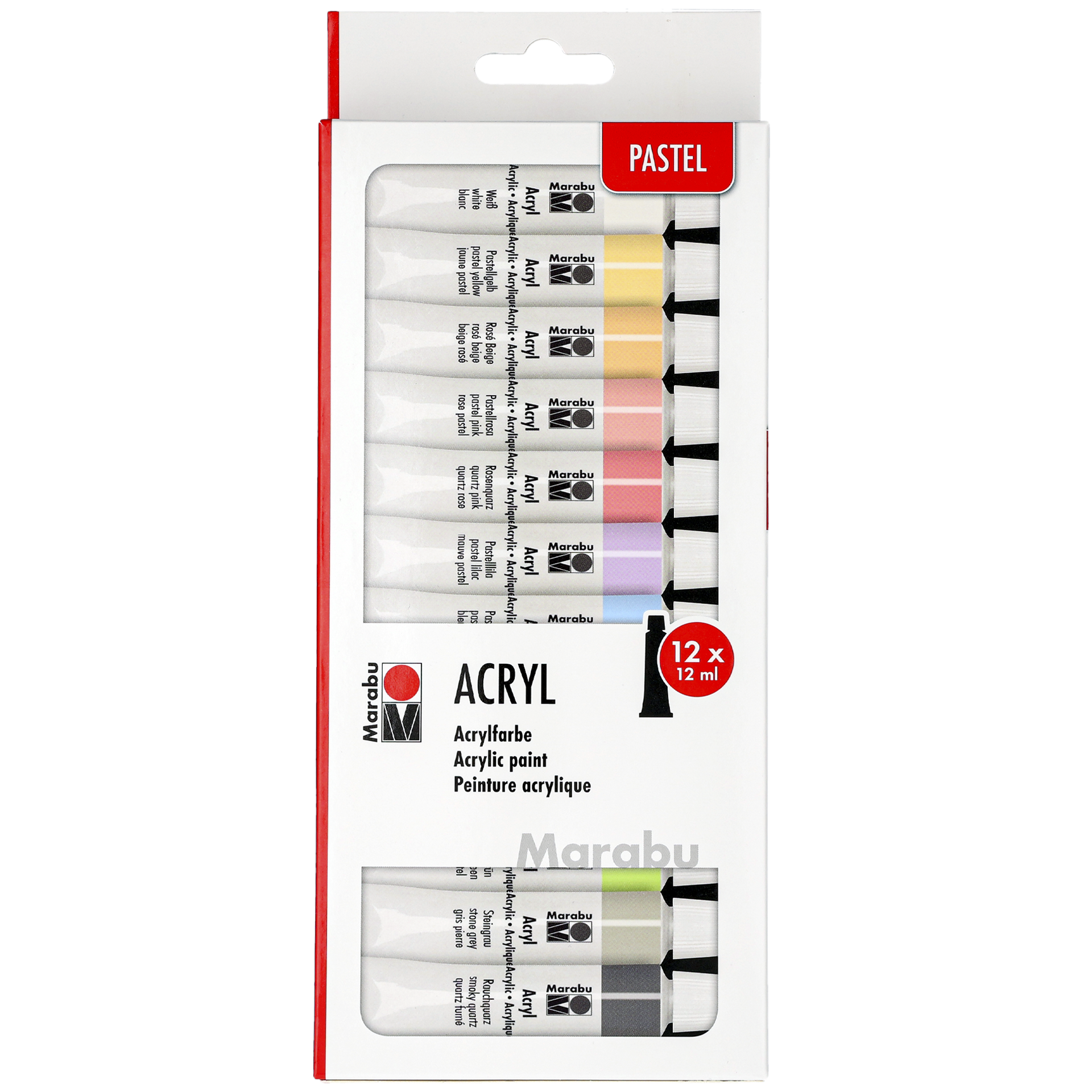 Akrylfärgsset pastell