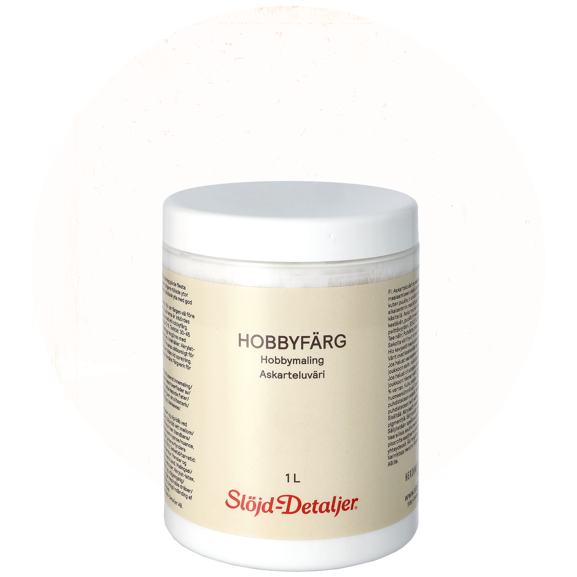 Hobbymaling, snehvid