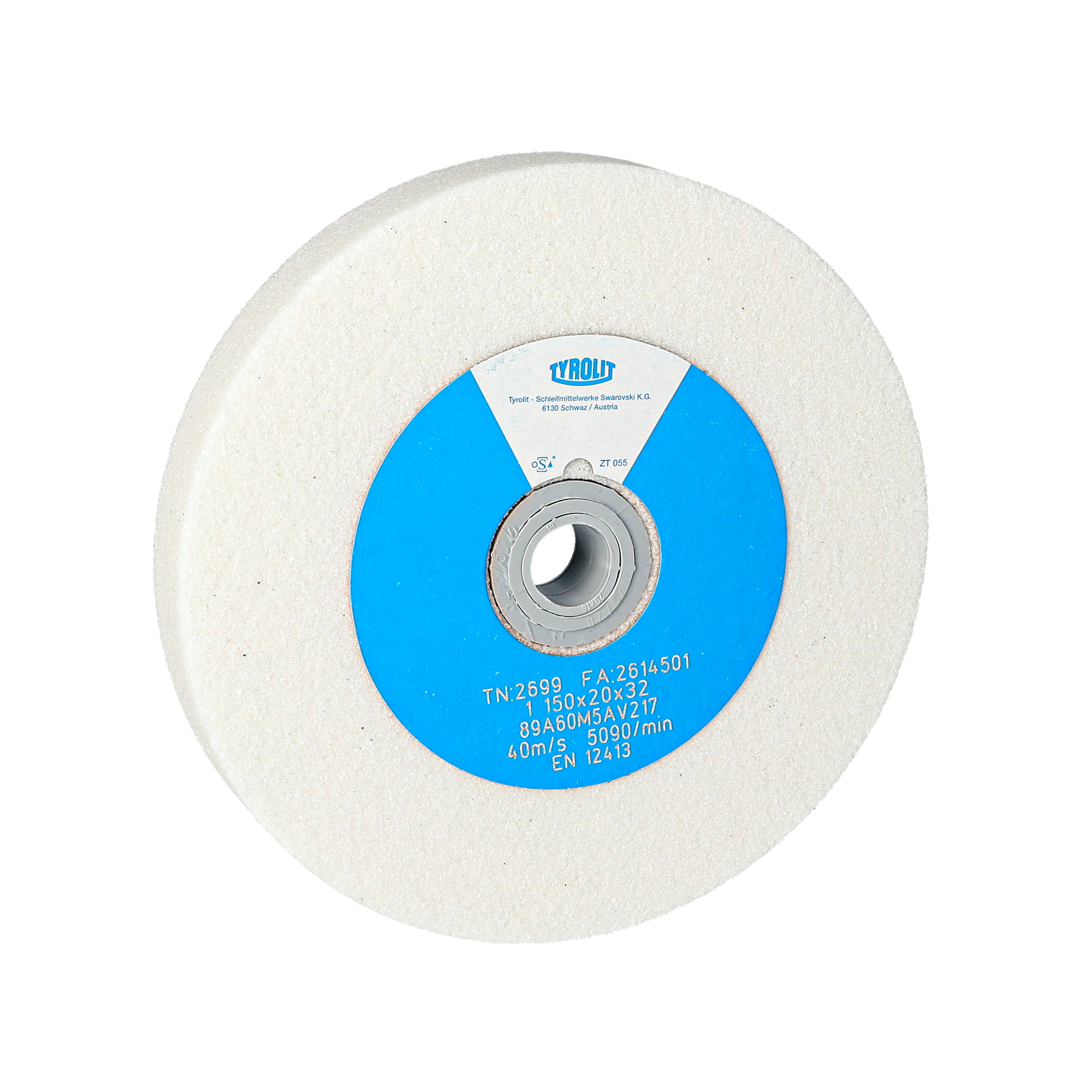 Slipeskive, 150x20 mm