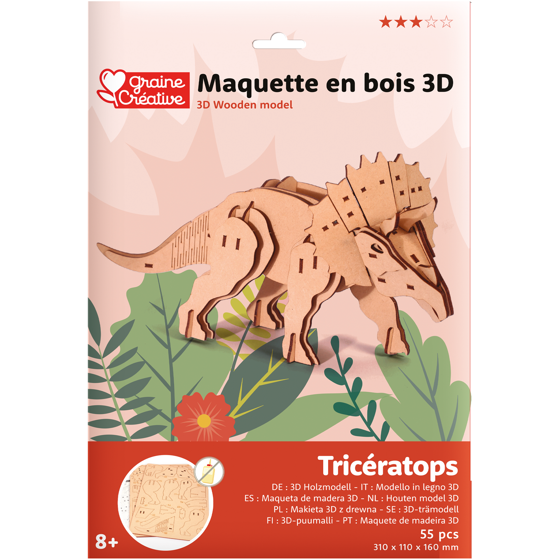 Træmodel, Triceratops