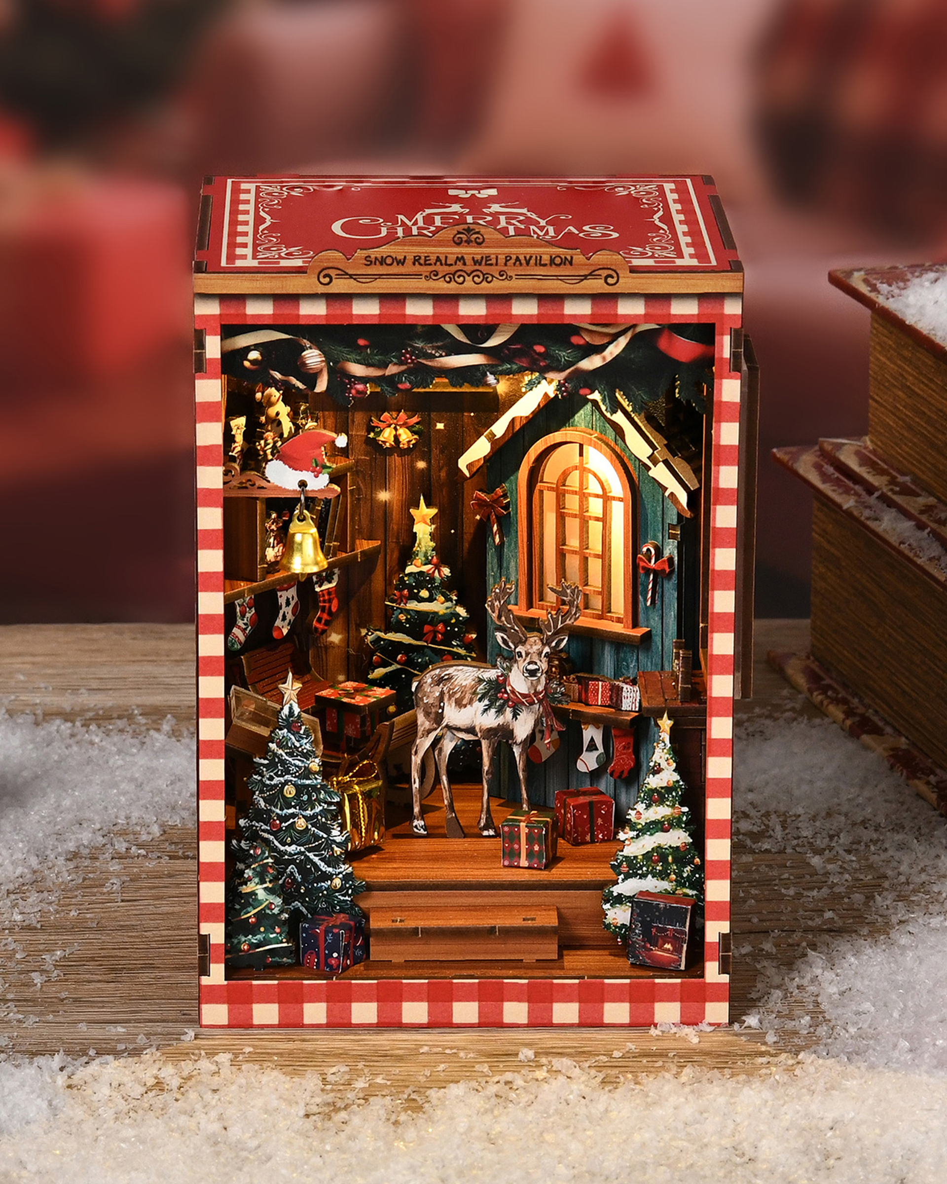 DIY Book Nook Snow Realm