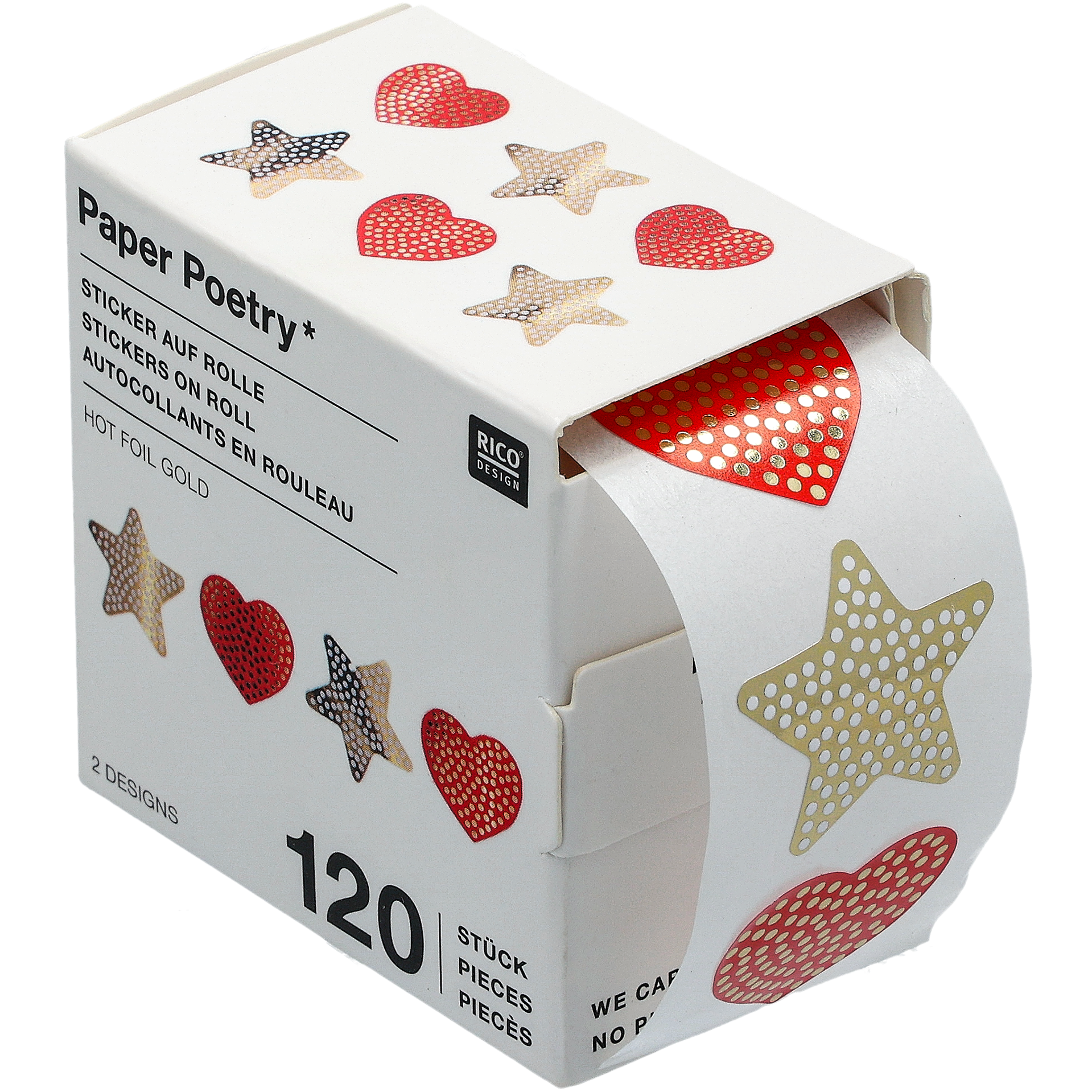 Stickers Stjärnor och Hjärtan