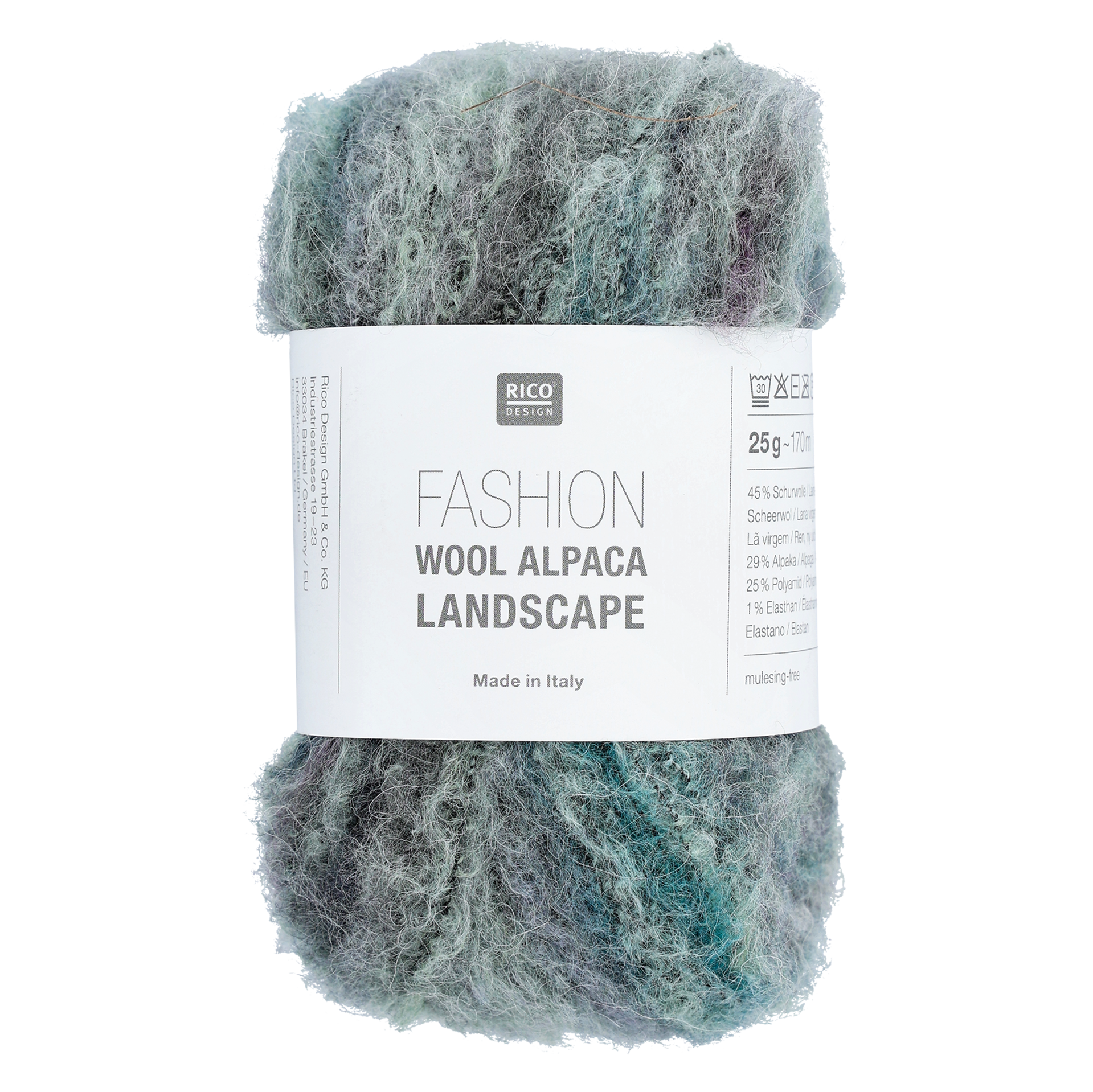 Fashion wool alpaca landscape, Deep sea