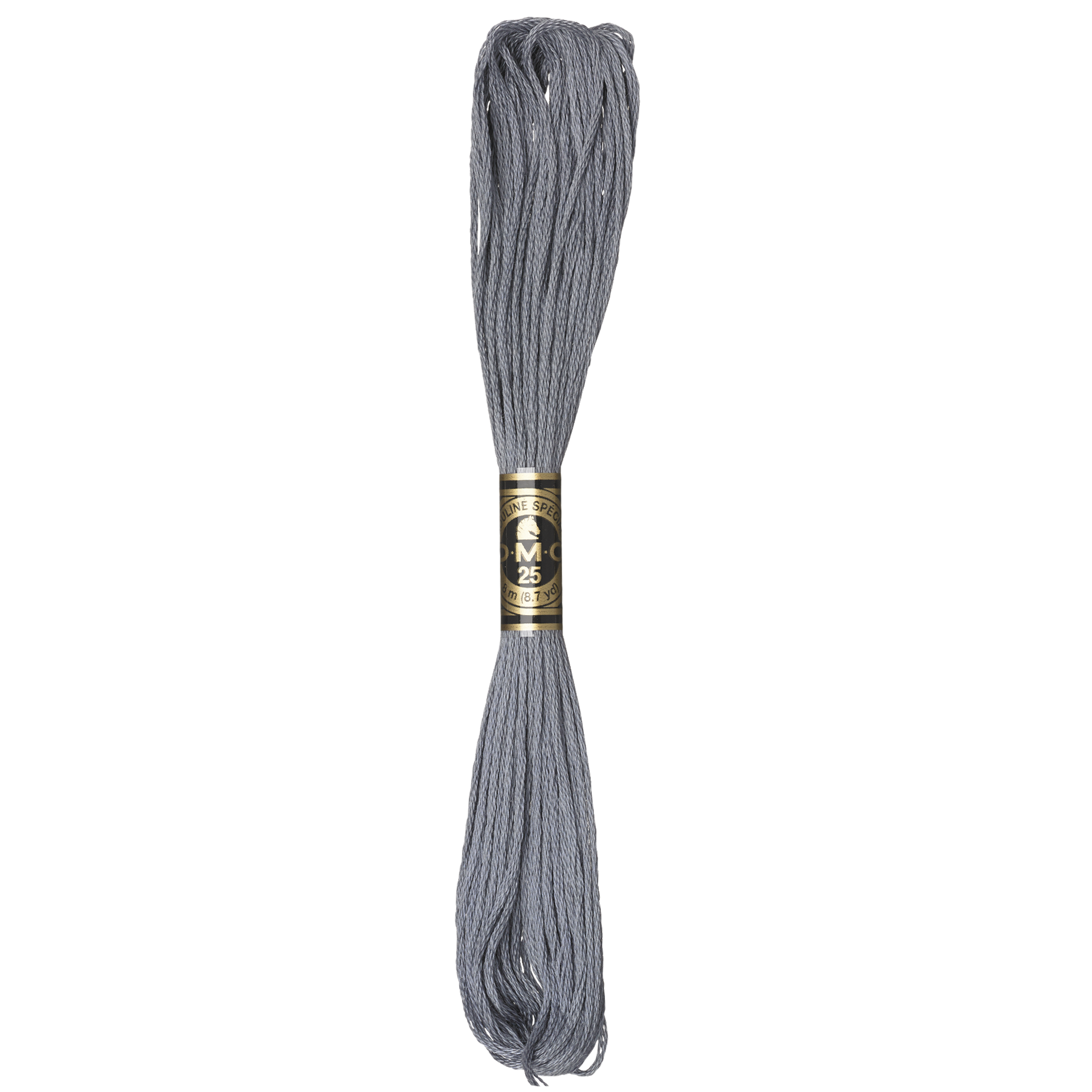 Broderigarn DMC, mörkgrå