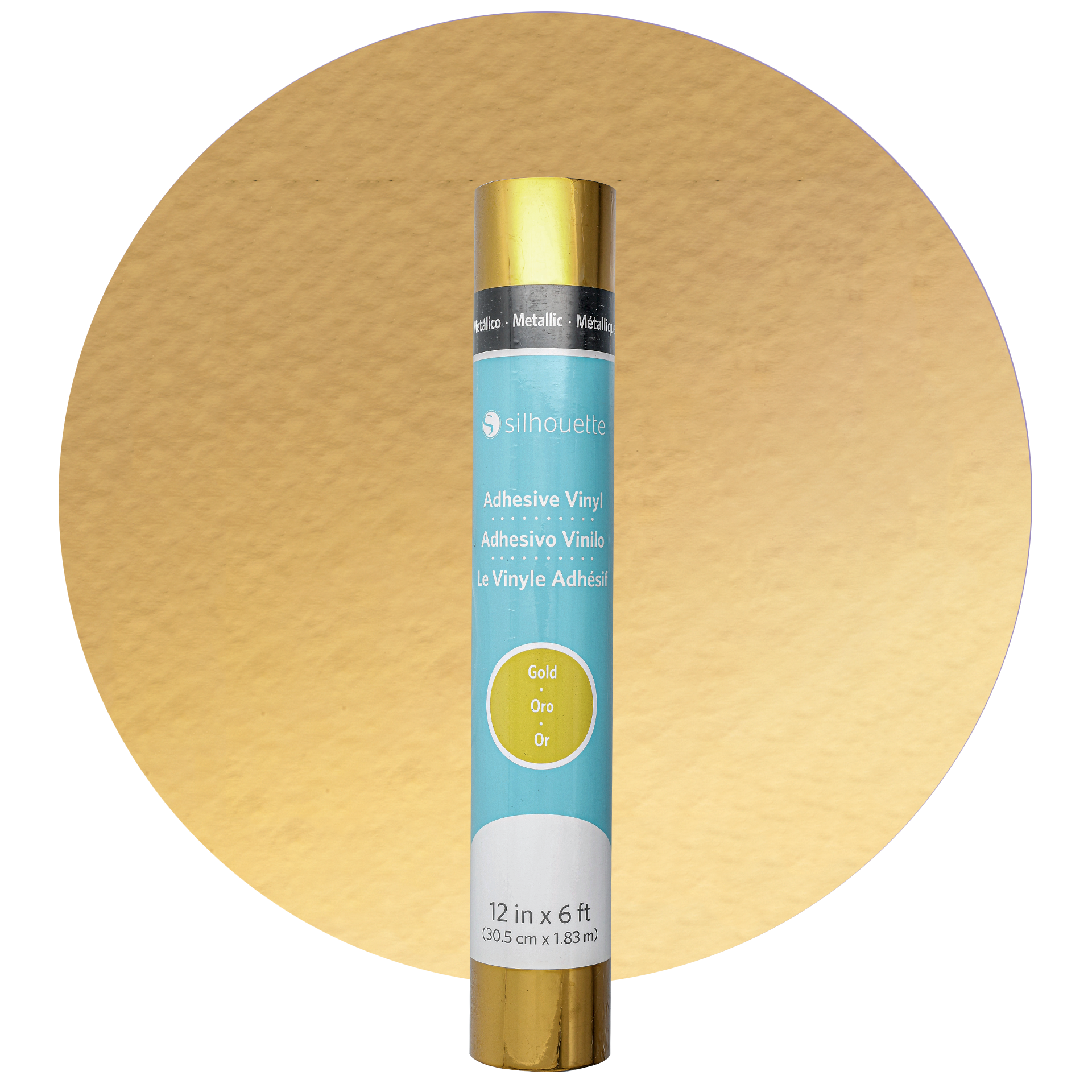 Silhouette Dekorvinyl metallic, guld