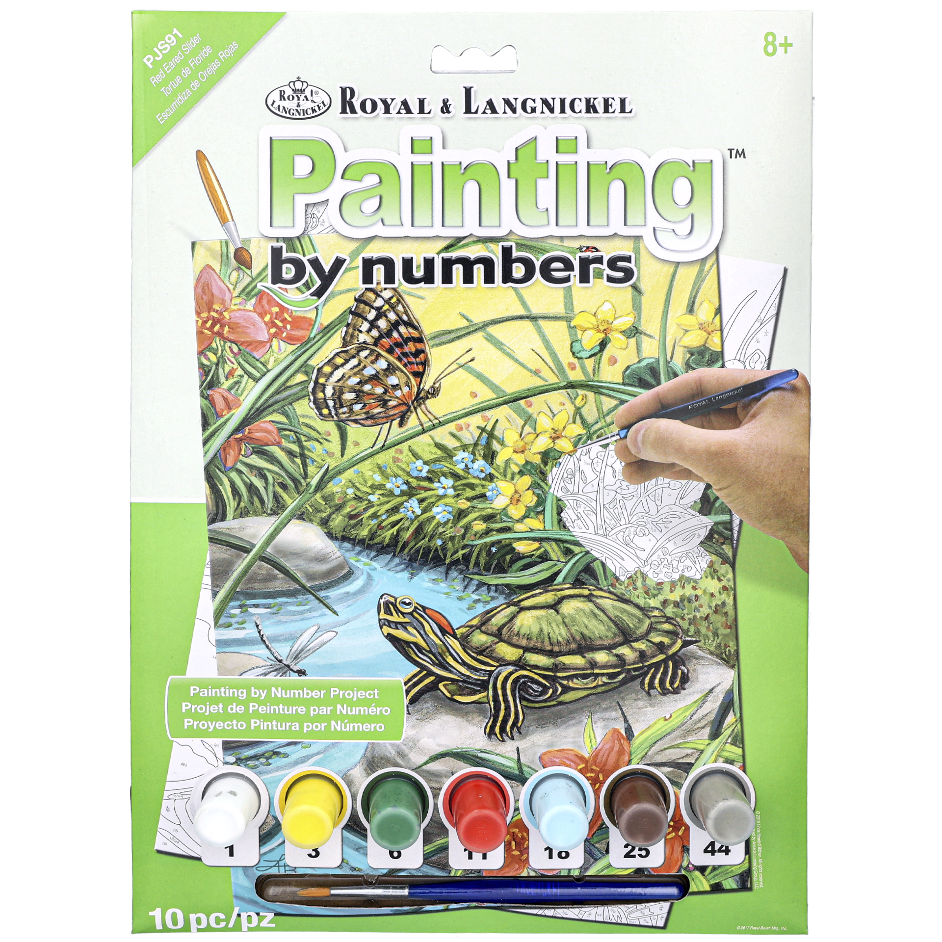 Royal Langnickel Painting by numbers, sköldpadda