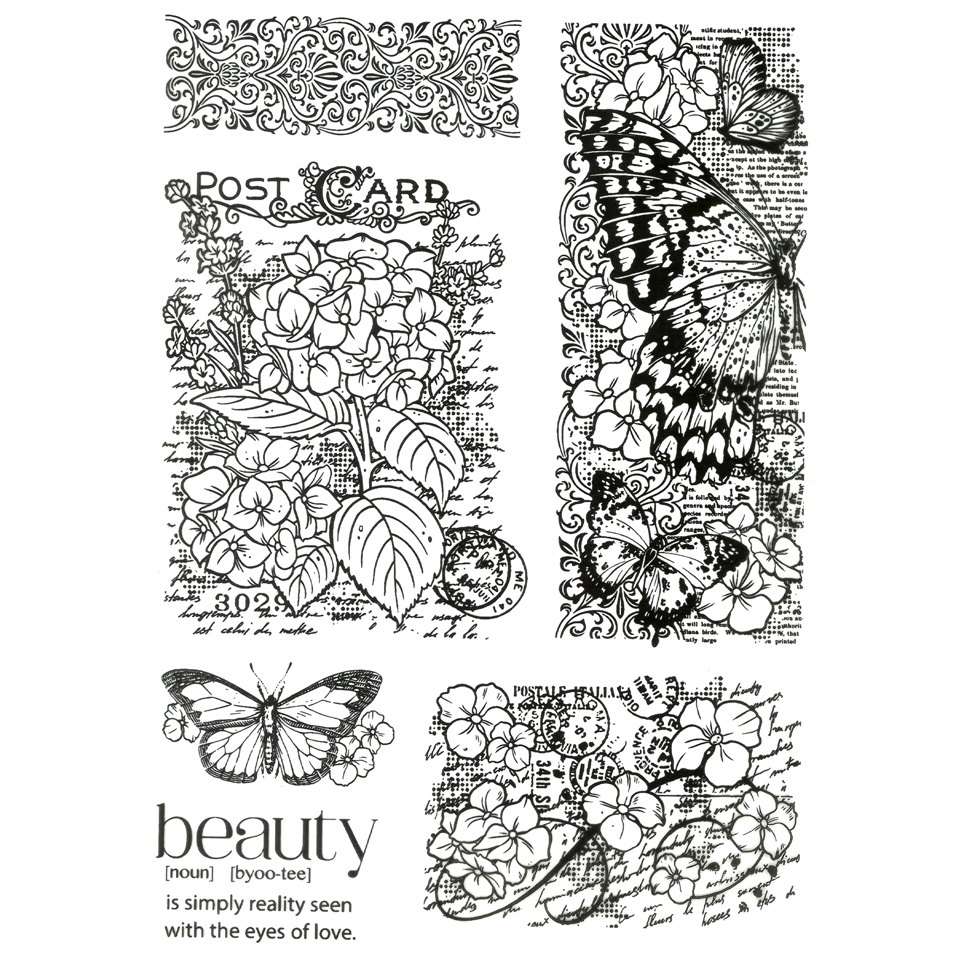 Stämplar Majestic delight