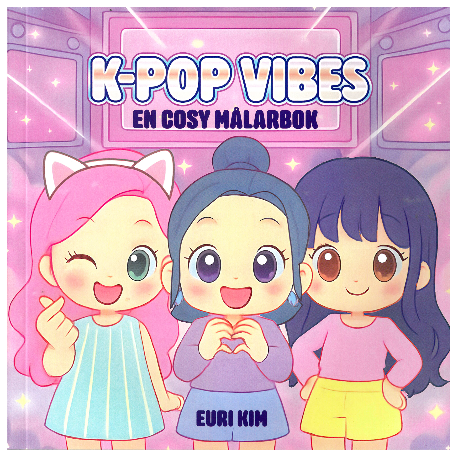K-Pop vibes en cosy målarbok