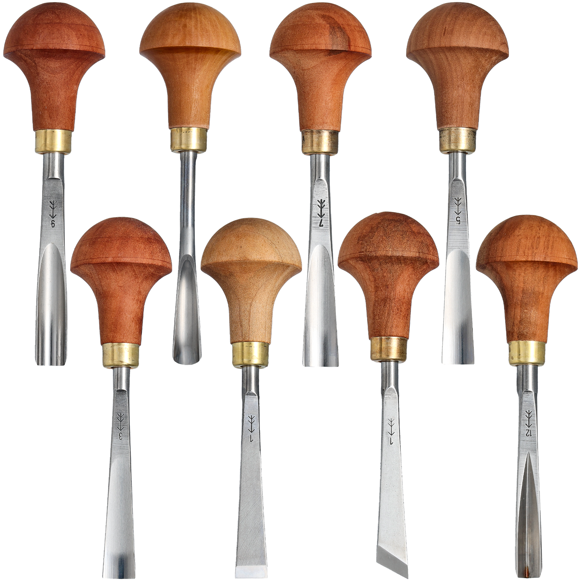 Pfeil Träsnidarsats 8 st