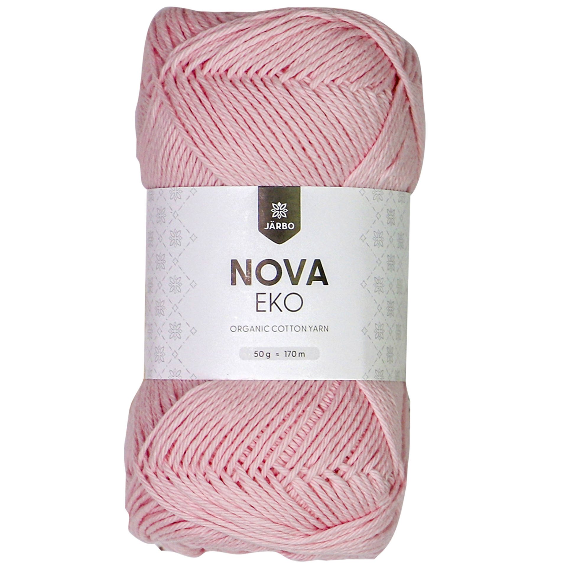 Järbo Nova eko, bomullsgarn, rosa