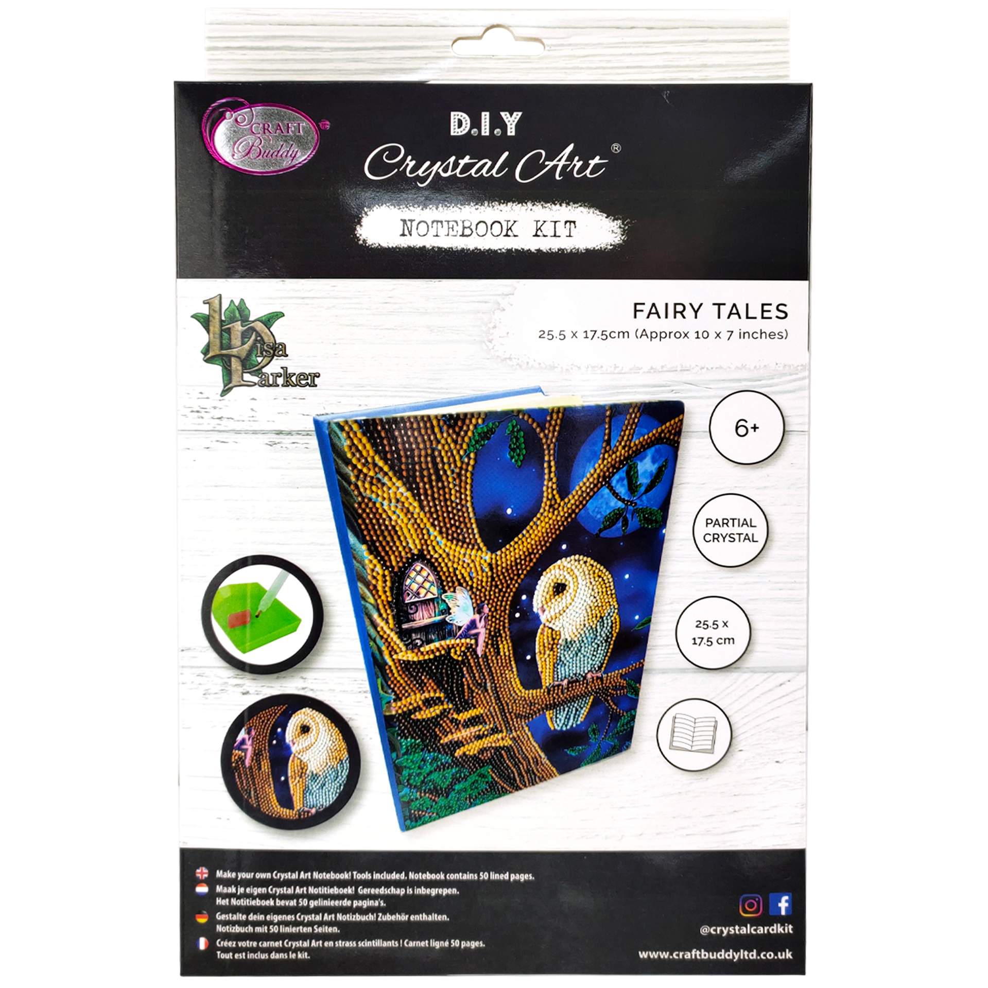 Diamond Painting Notebook Owl