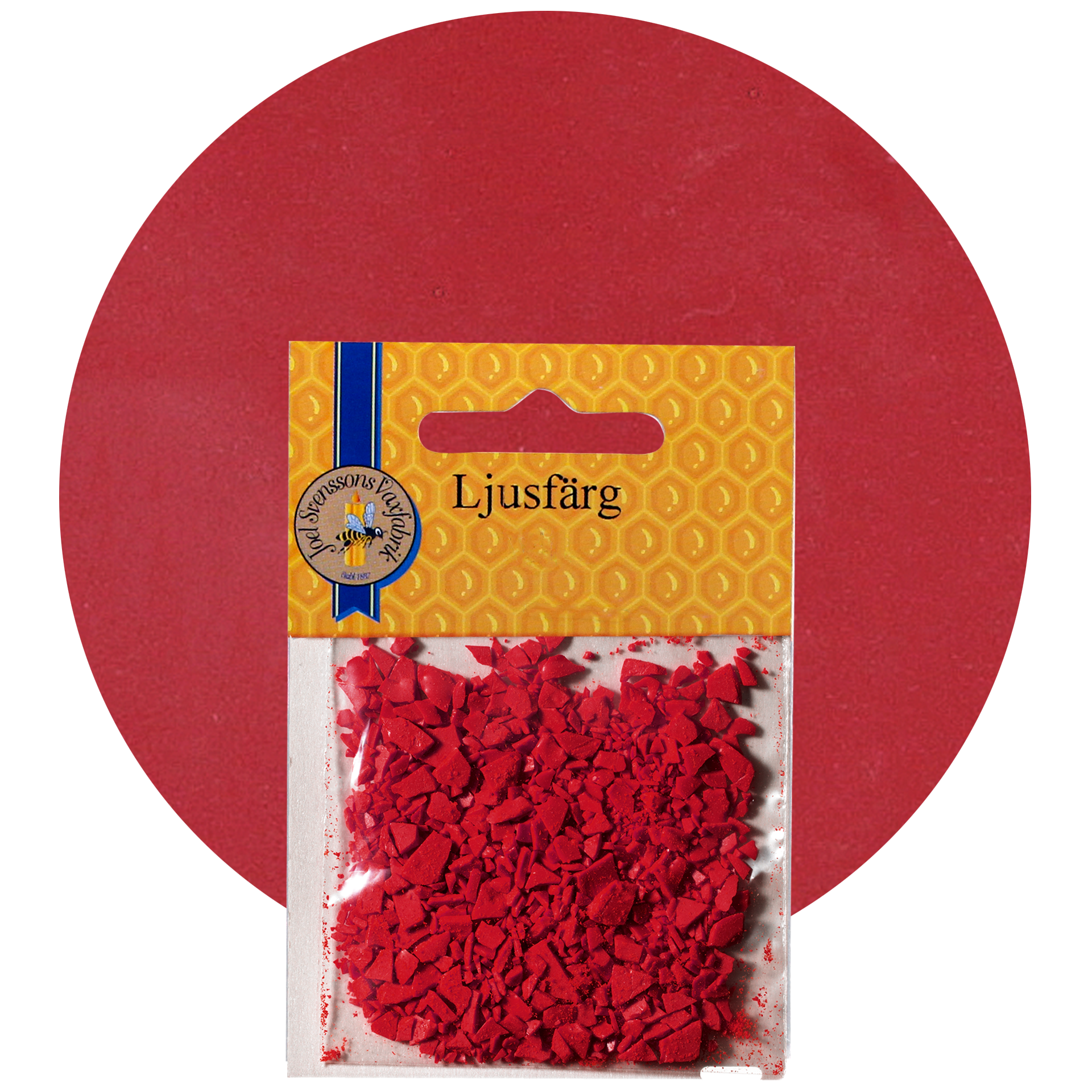 Färgpigment, julröd