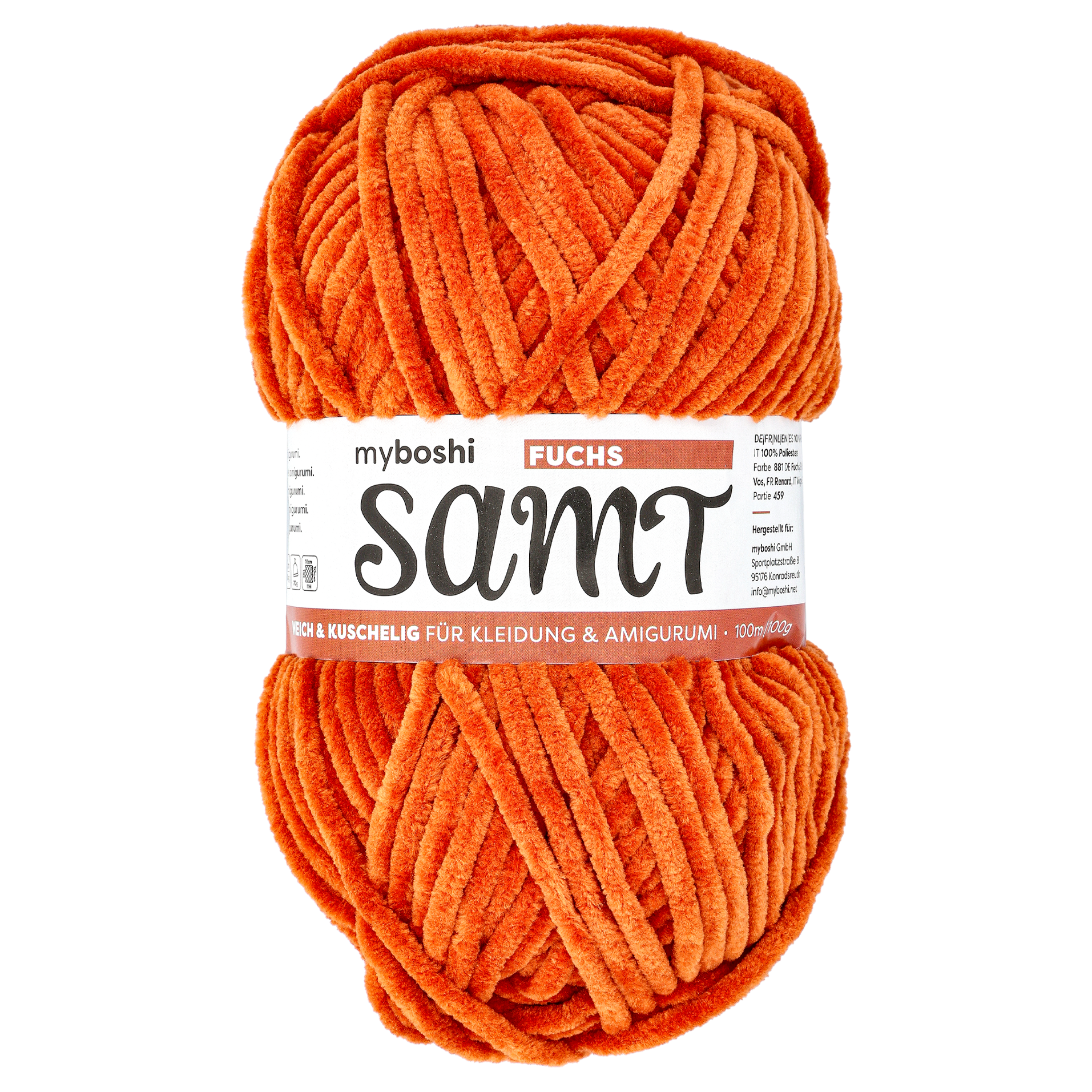 SAMT samettilanka, punaruskea