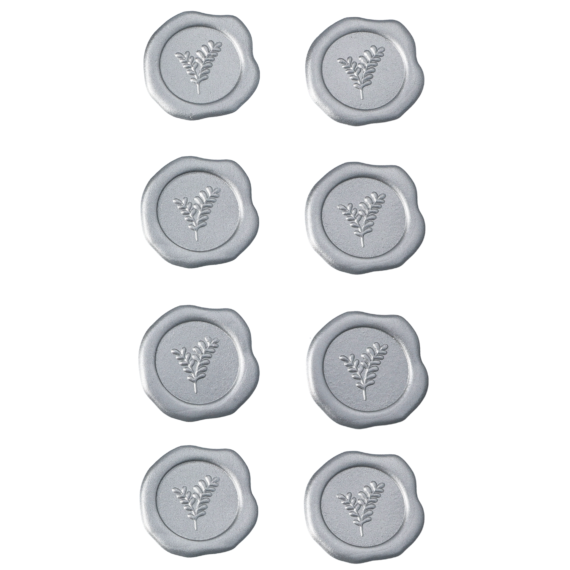 Segl klistremerke, sølv