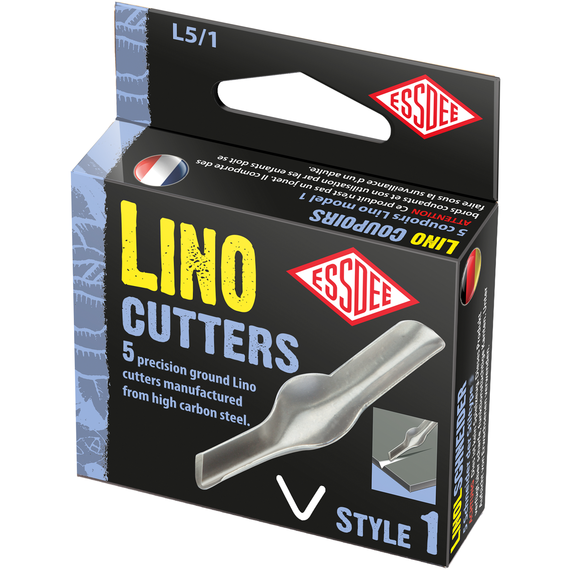 Knivblad Linoleum storlek 1