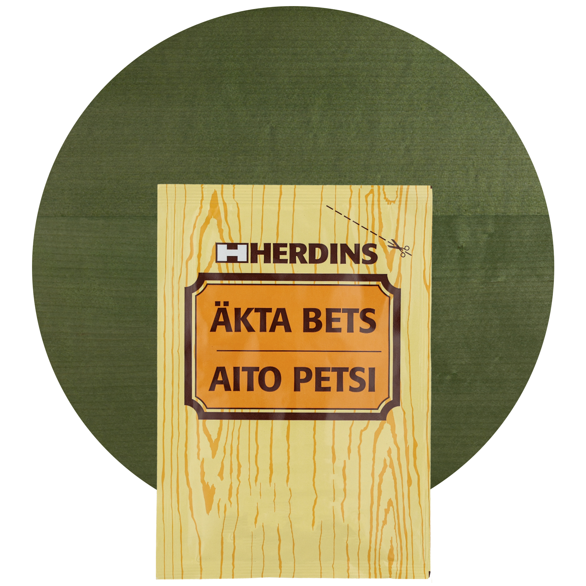 Ekte beis, mørk grønn