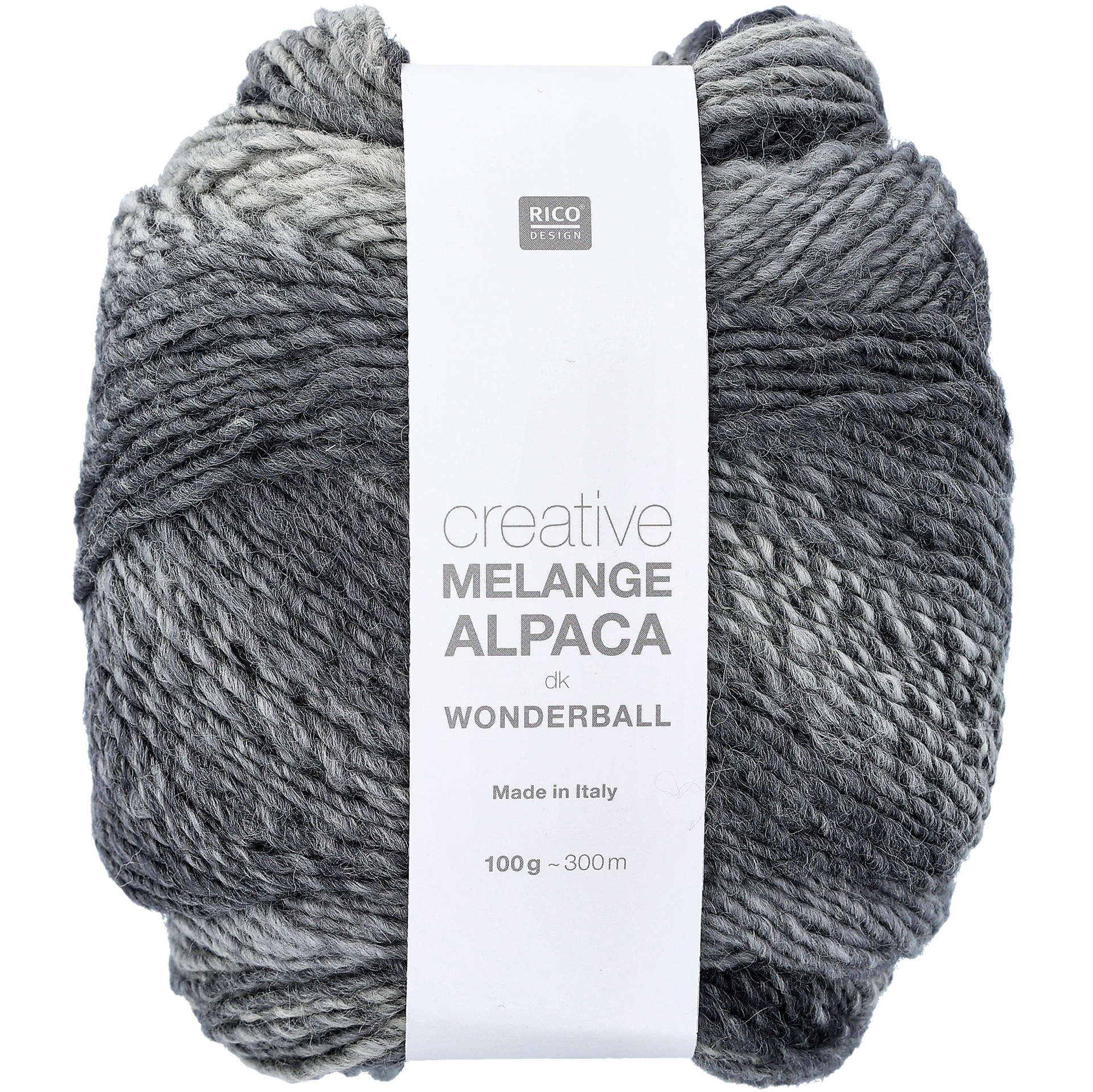 Creative Melange Alpaca dk Wonderball, Greys