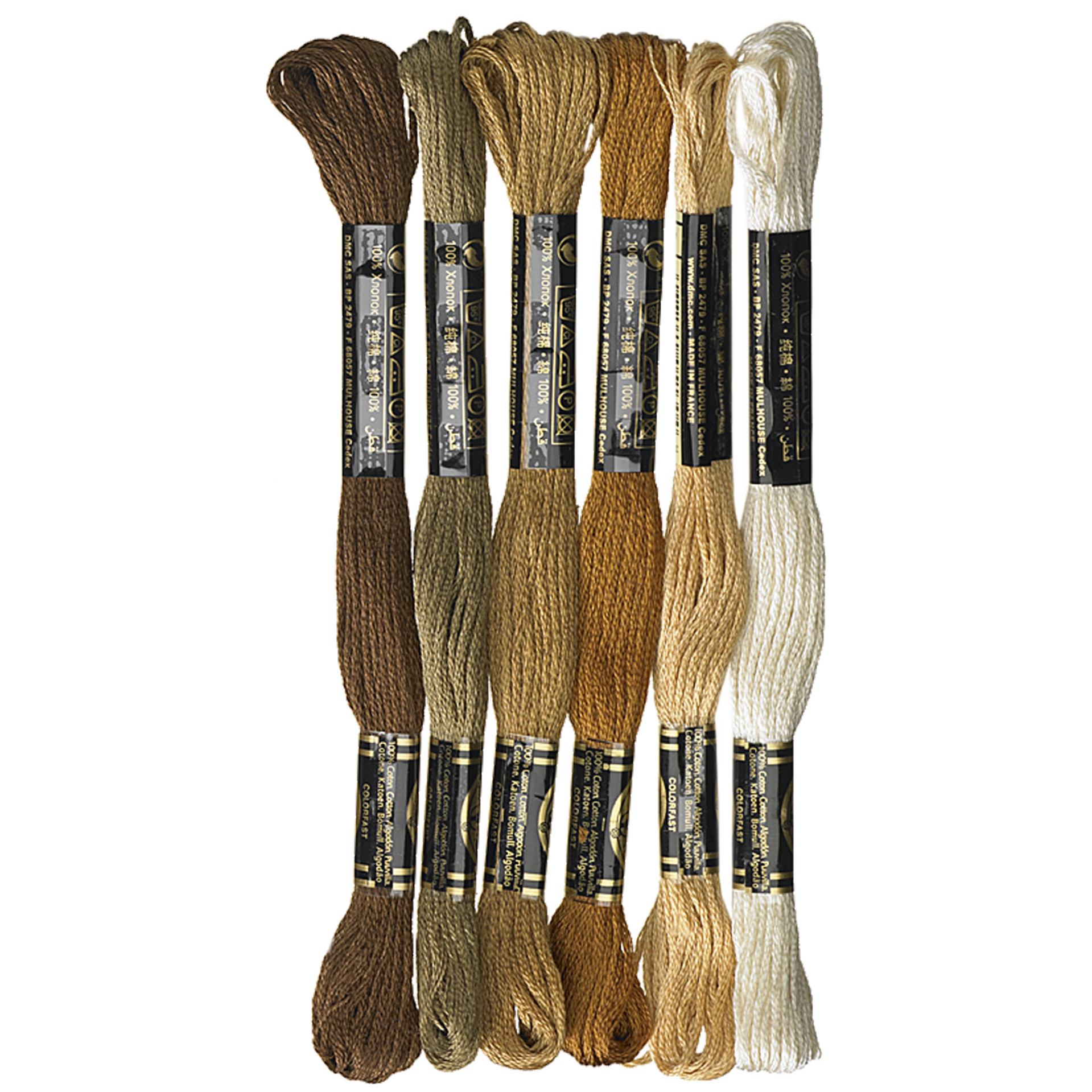 Moulinégarn, brune nuancer